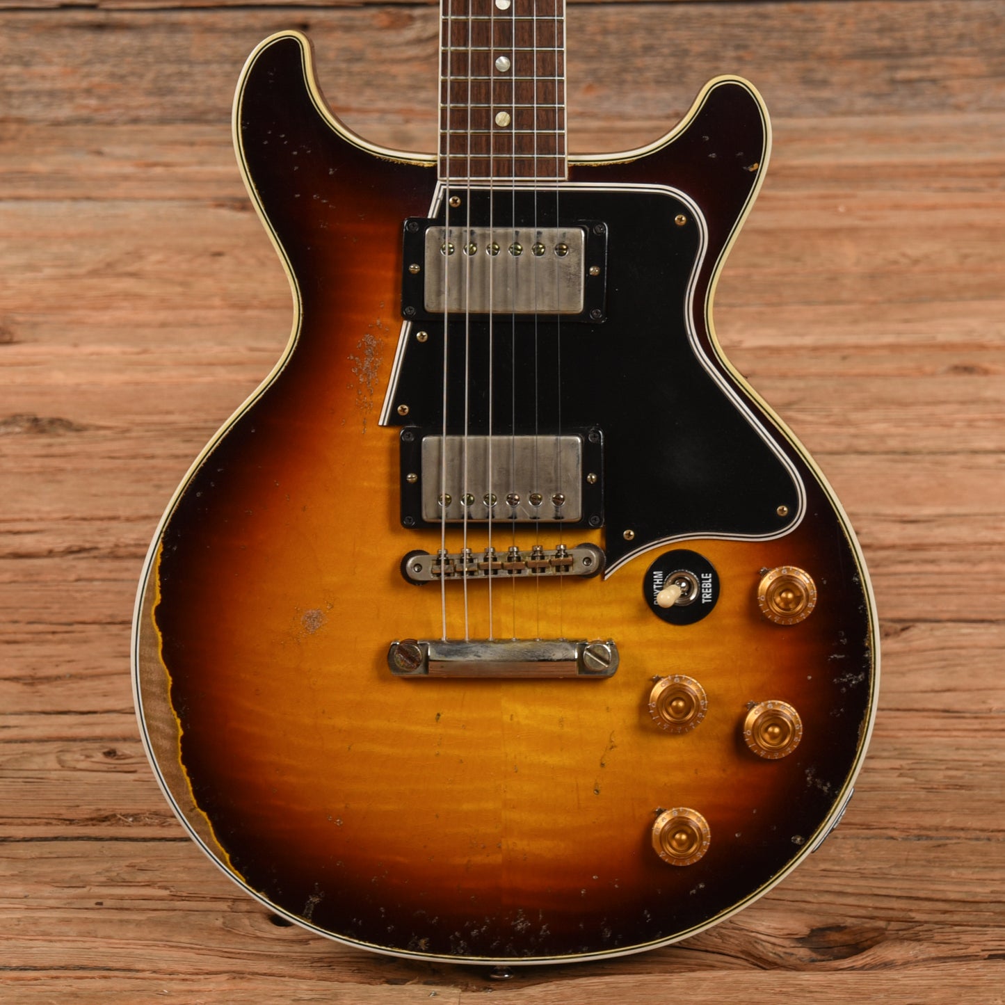 Gibson Custom Murphy Lab Les Paul Special Double Cut Figured Top Heavy Aged Sunburst