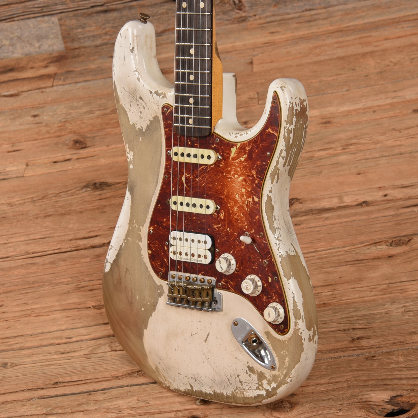 Fender Custom Shop Masterbuilt Austin MacNutt '59 Stratocaster HSS Ultra Heavy Relic Olympic White 2022