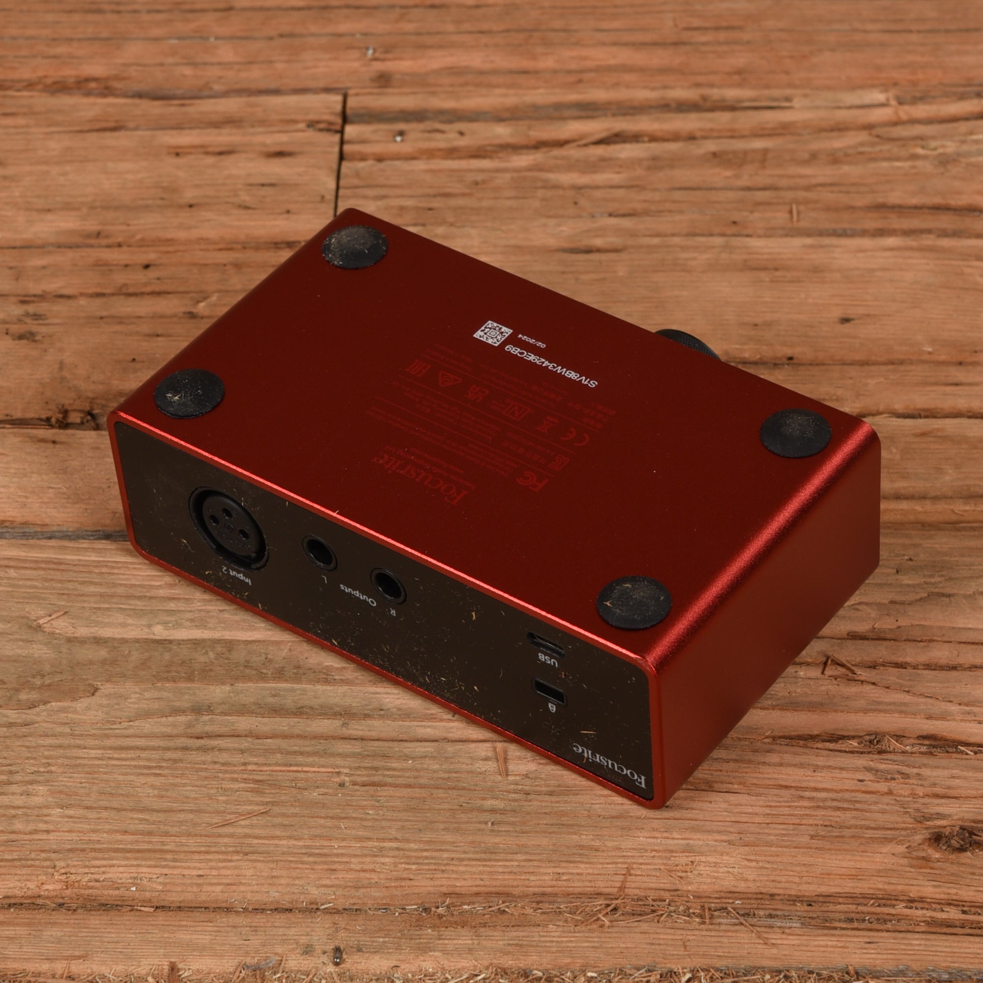 Focusrite Scarlett Solo 4th Gen USB 2x2 Audio Interface