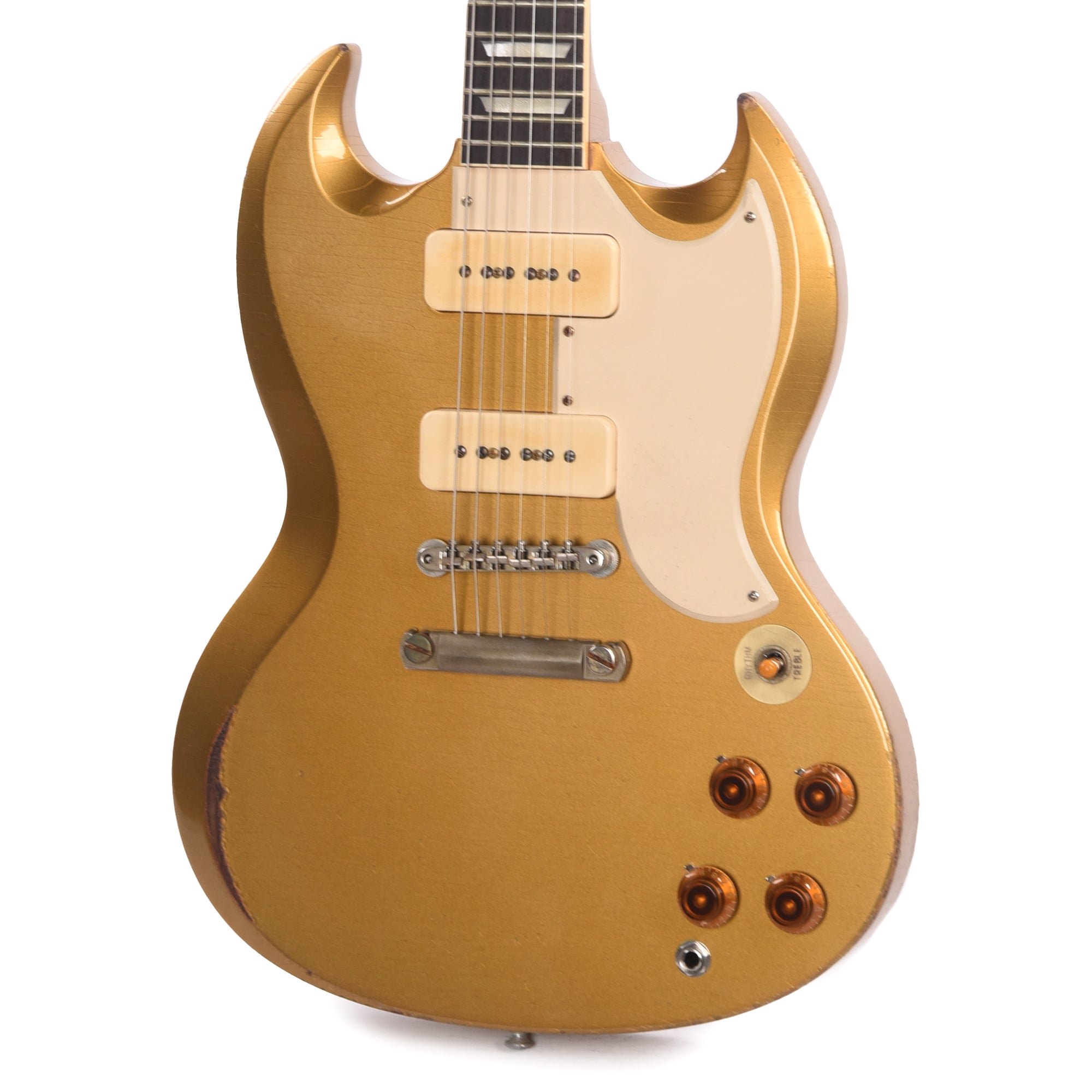 Gibson Custom Shop 1961 Les Paul SG Standard Antique Double Gold Murphy Lab Heavy Aged w/P90s