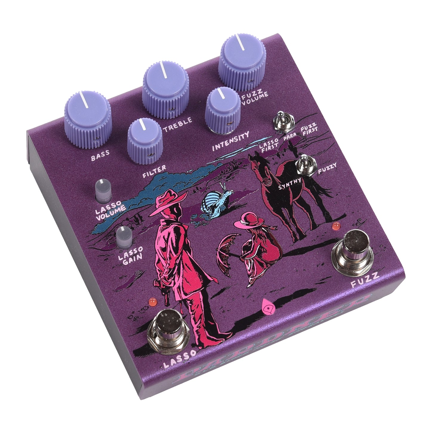 Old Blood Noise Pardner Fuzz Pedal Purple