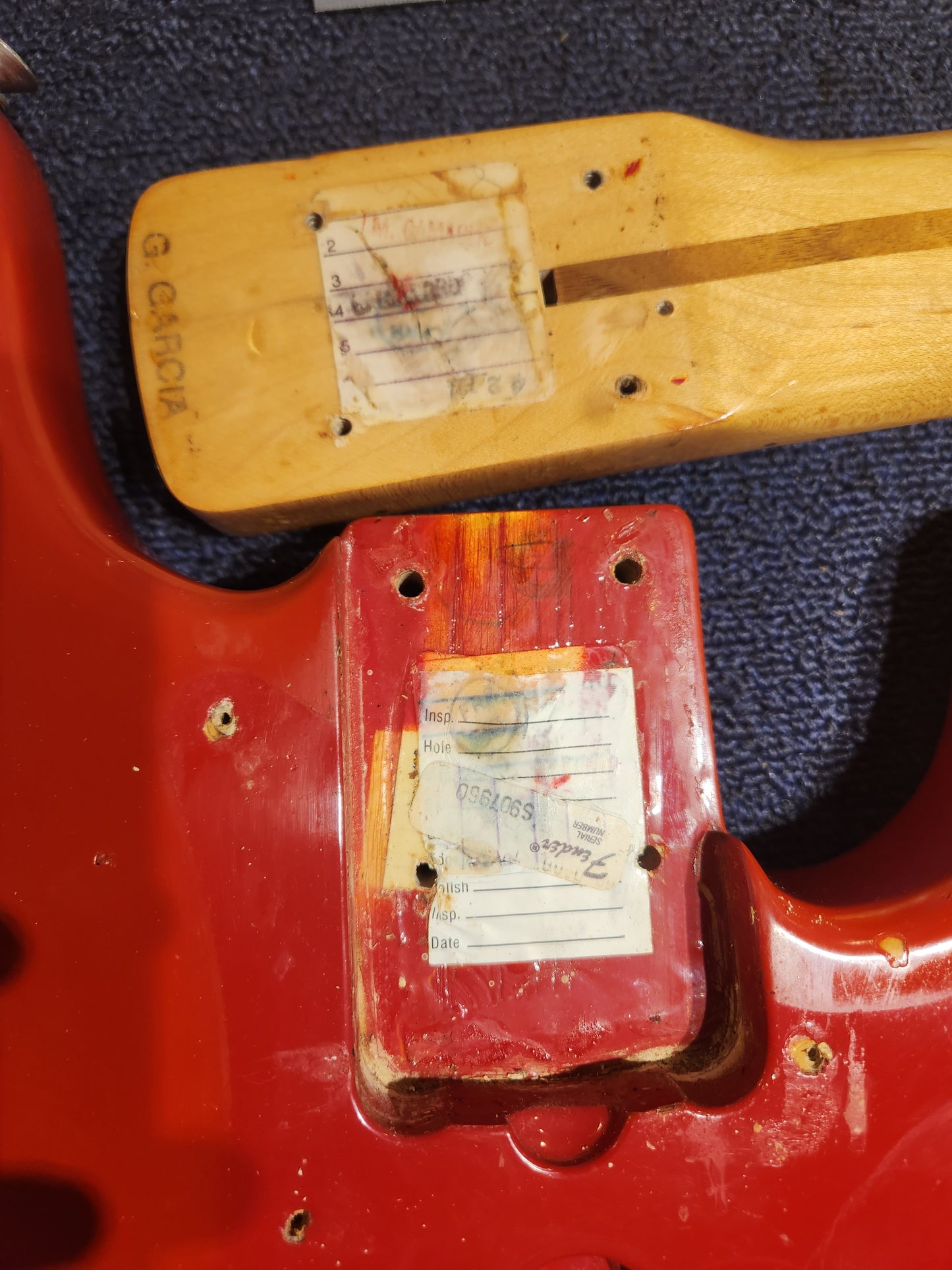 Fender International Series Precision Bass Morocco Red 1981