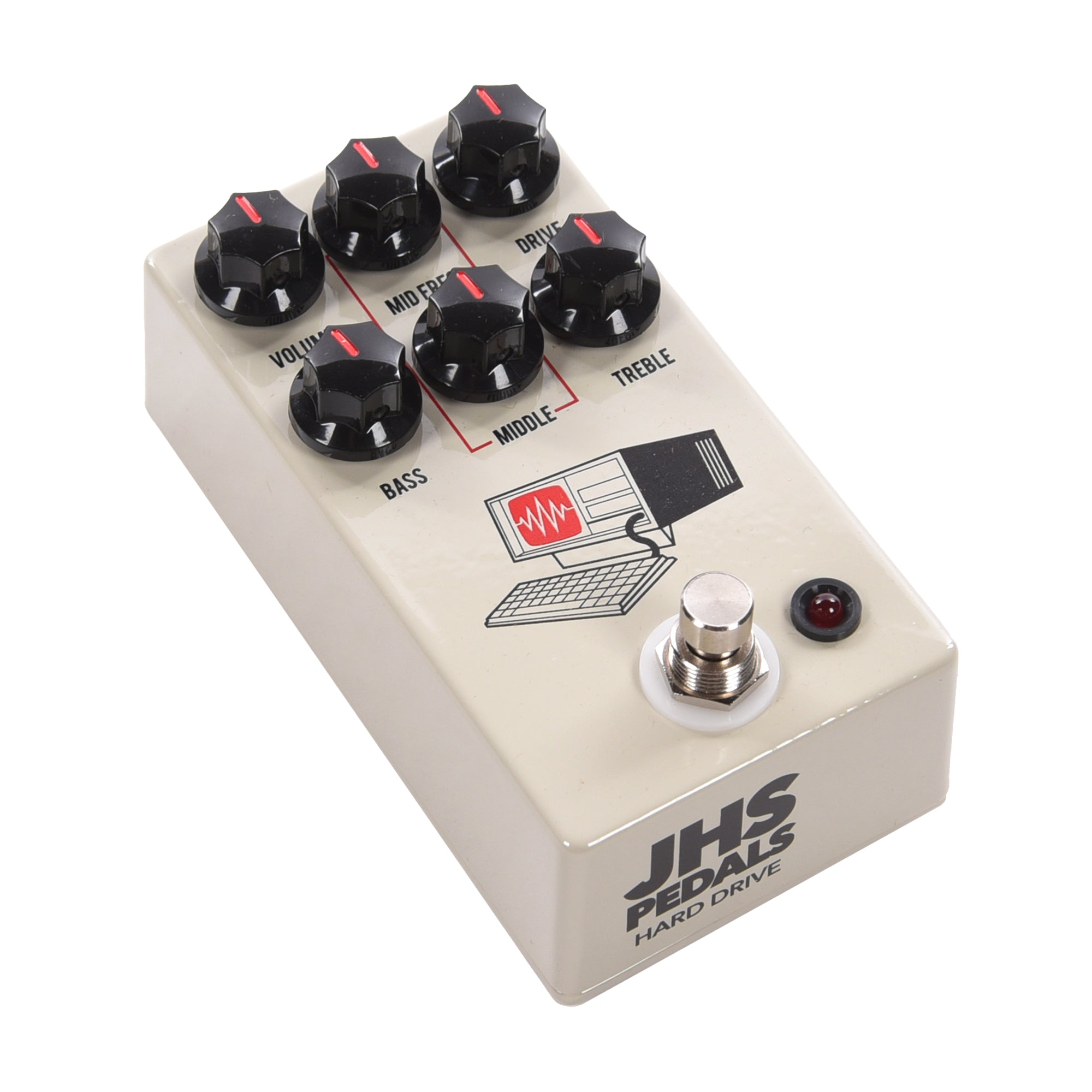 JHS Hard Drive Distortion Pedal Tan