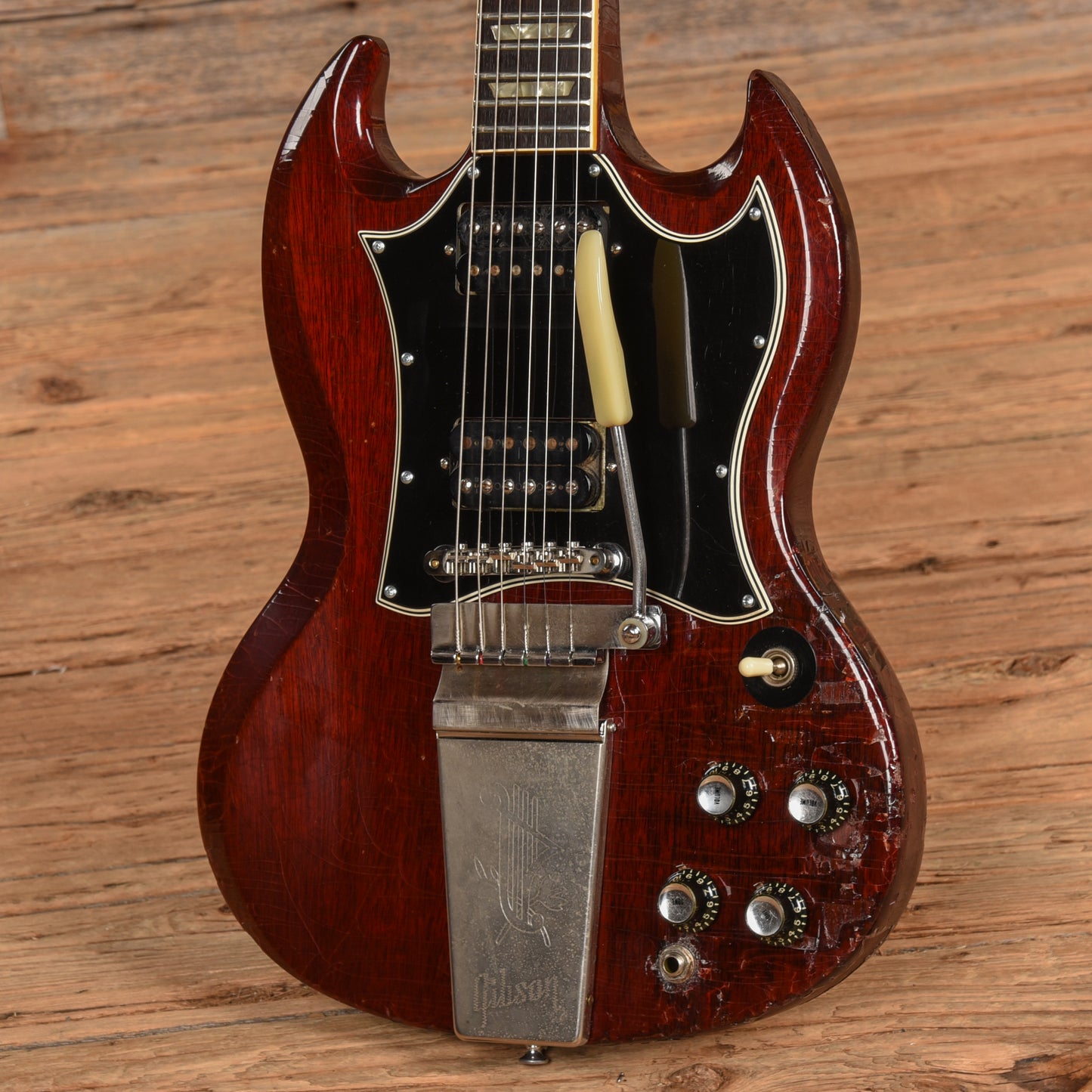 SG Standard with Maestro Vibrola Cherry 1967