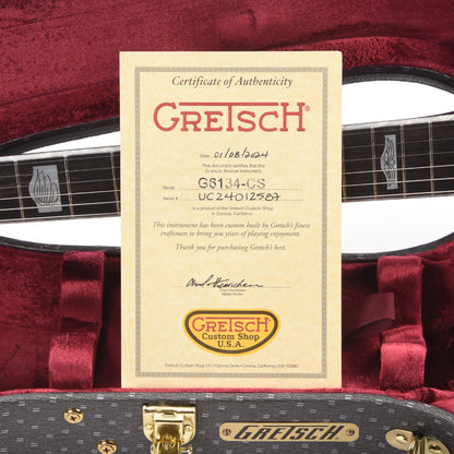 Gretsch Custom Shop G6134-55 1955 Penguin Purple Sparkle Relic w/Duncan Dyno Dynasonics Master Built by Chad Henrichsen