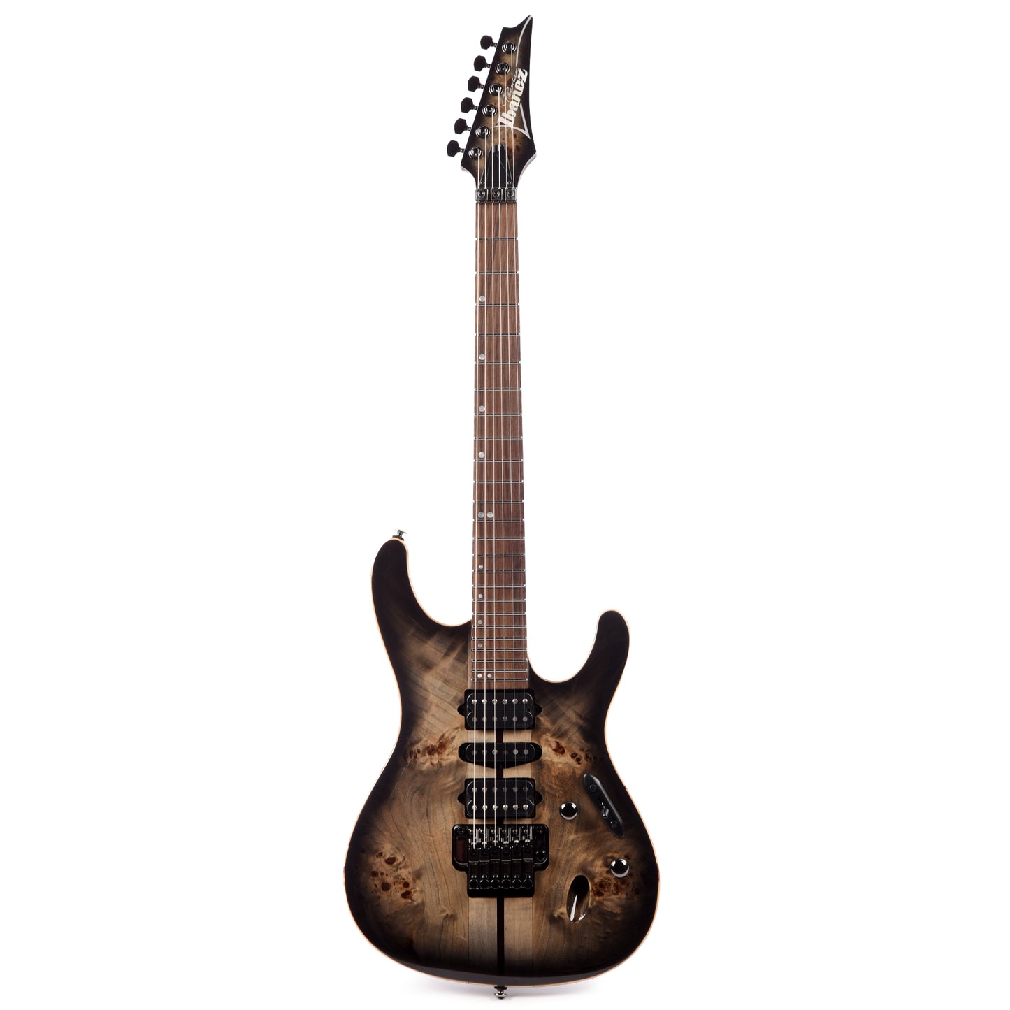 Ibanez S1070PBZCKB Premium 6-String Electric Guitar Charcoal Black Burst