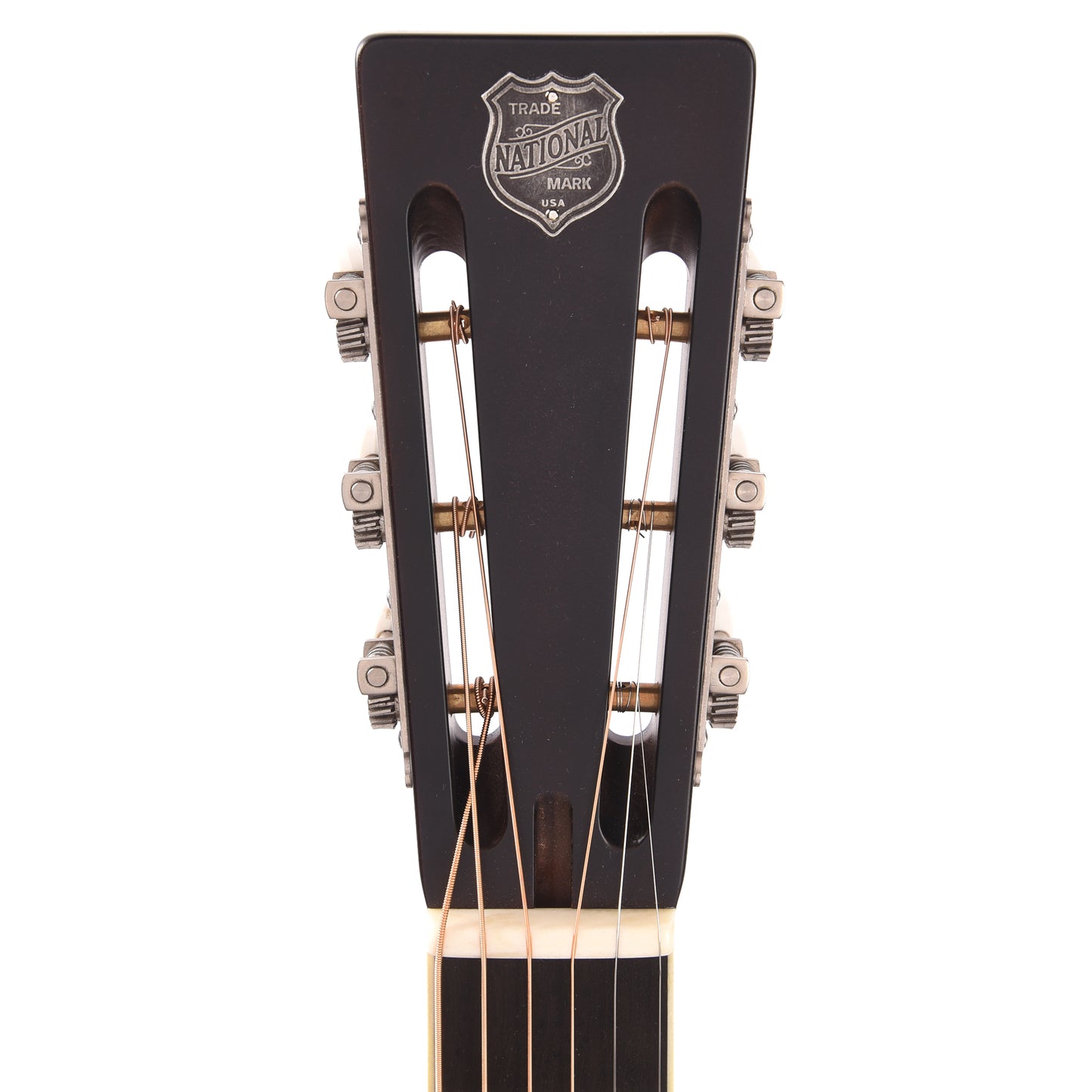 National Style O Single Cone Brass Bright Nickel 12-Fret