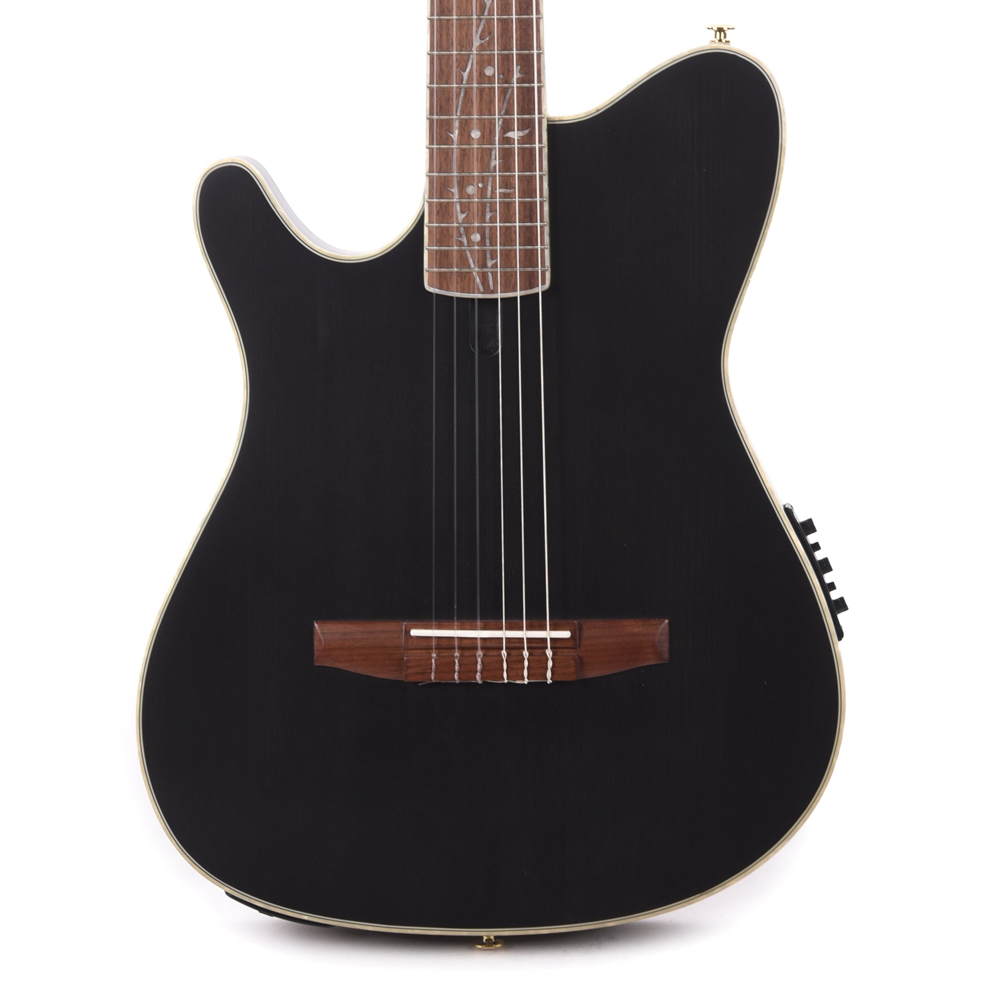 Ibanez TOD10LNTKF Tim Henson Signature Acoustic Electric Guitar Transparent Black Flat Left Handed