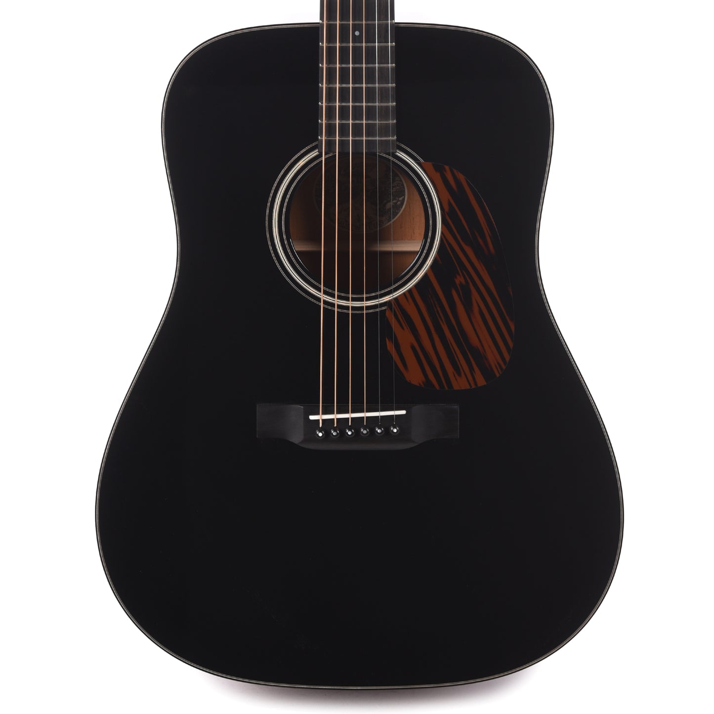 Collings D1 Sitka/Mahogany Jet Black Top w/Tigerstripe Pickguard