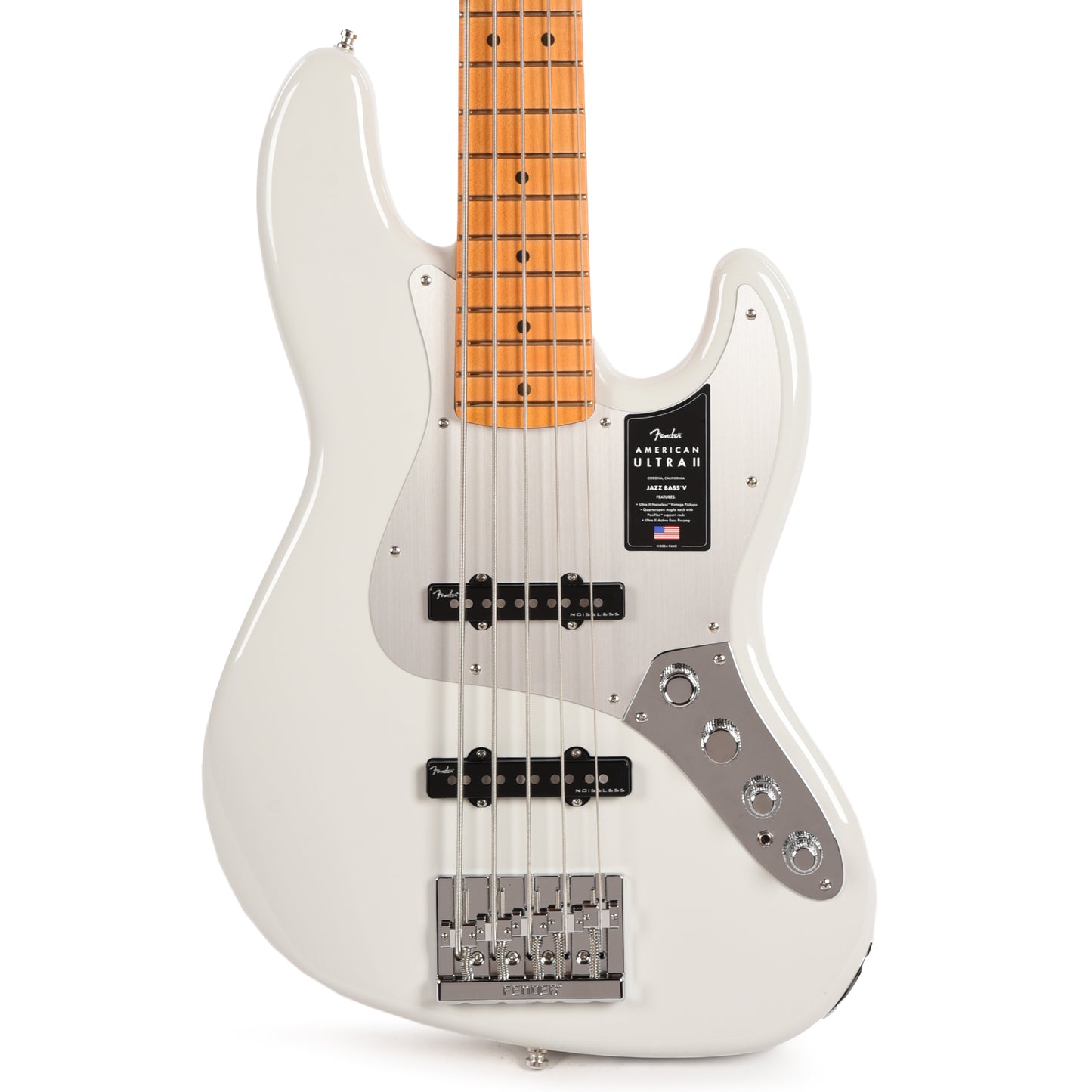 Fender American Ultra II Jazz Bass V Avalanche