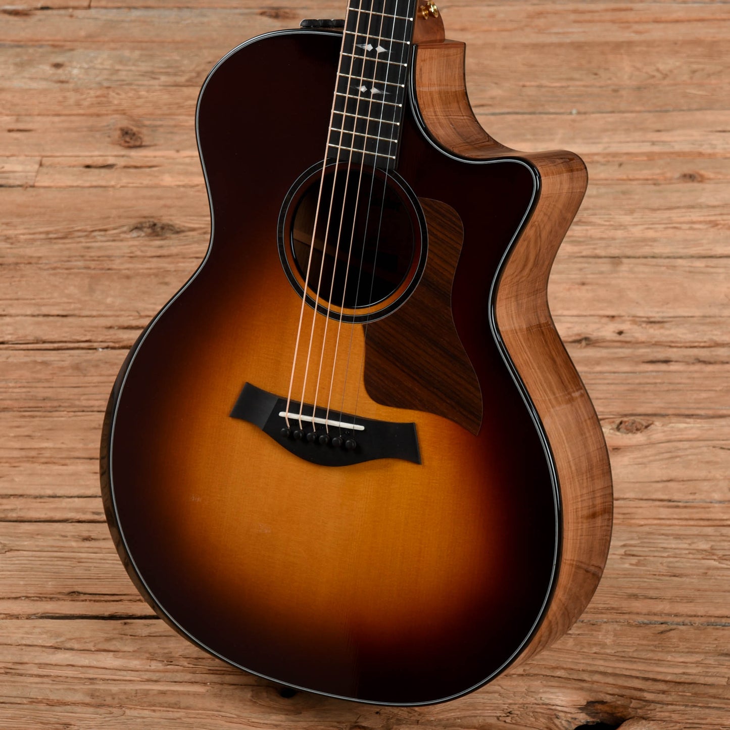 Taylor Custom Grand Auditorium Honduran Rosewood & Lutz Spruce w/Ebony Binding & Figured Mahogany Neck Tobacco Sunburst 2022