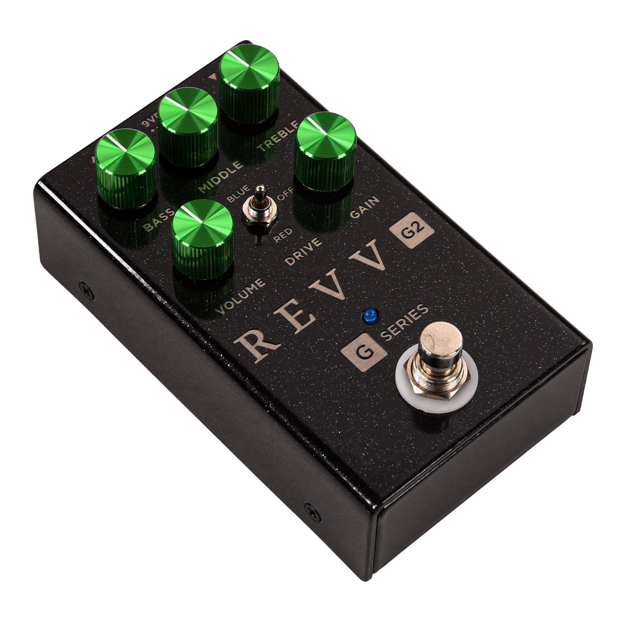 Revv G2 Preamp/Overdrive/Distortion Pedal Black Sparkle