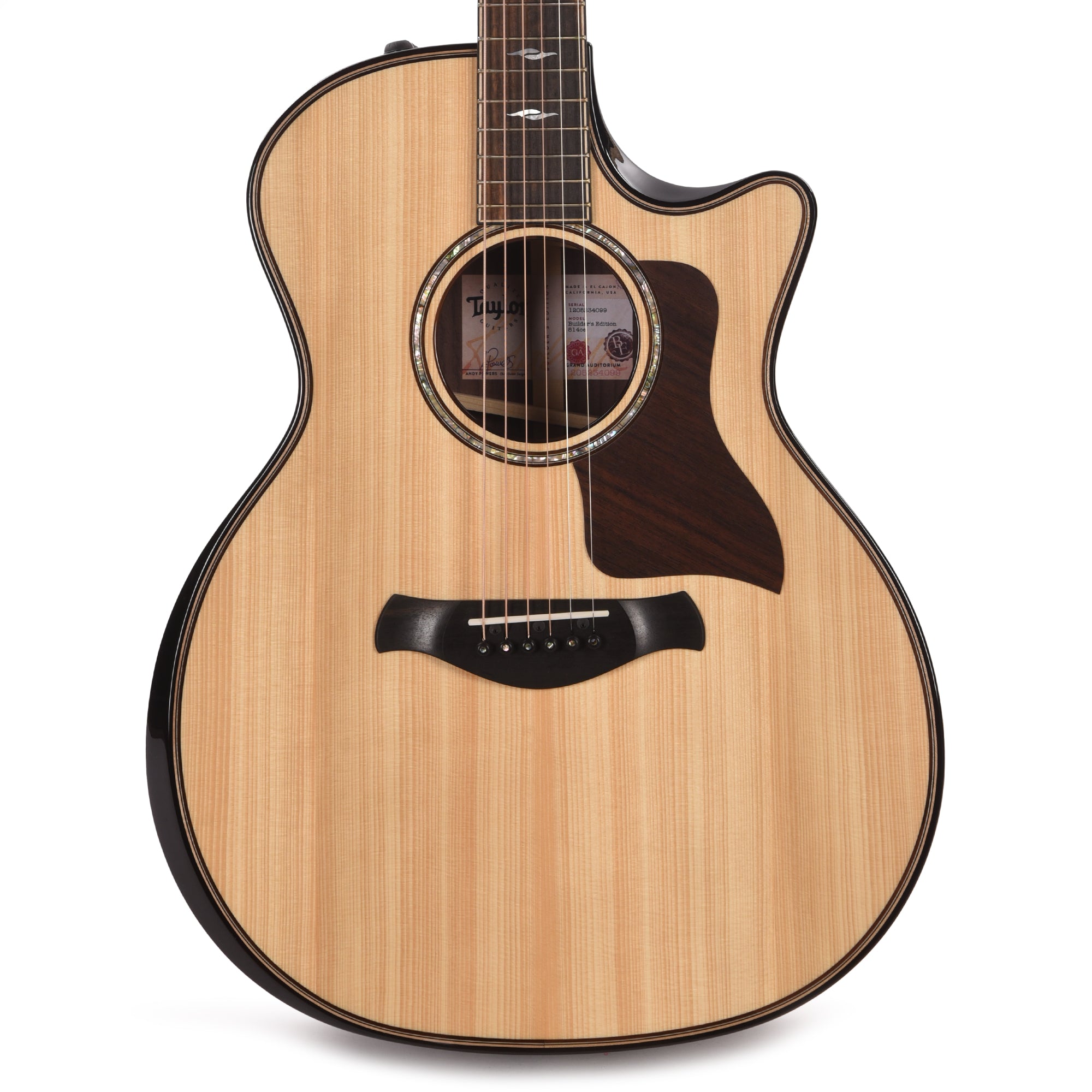 Taylor Builder's Edition 814ce Grand Auditorium Adirondack/Rosewood Natural ES2