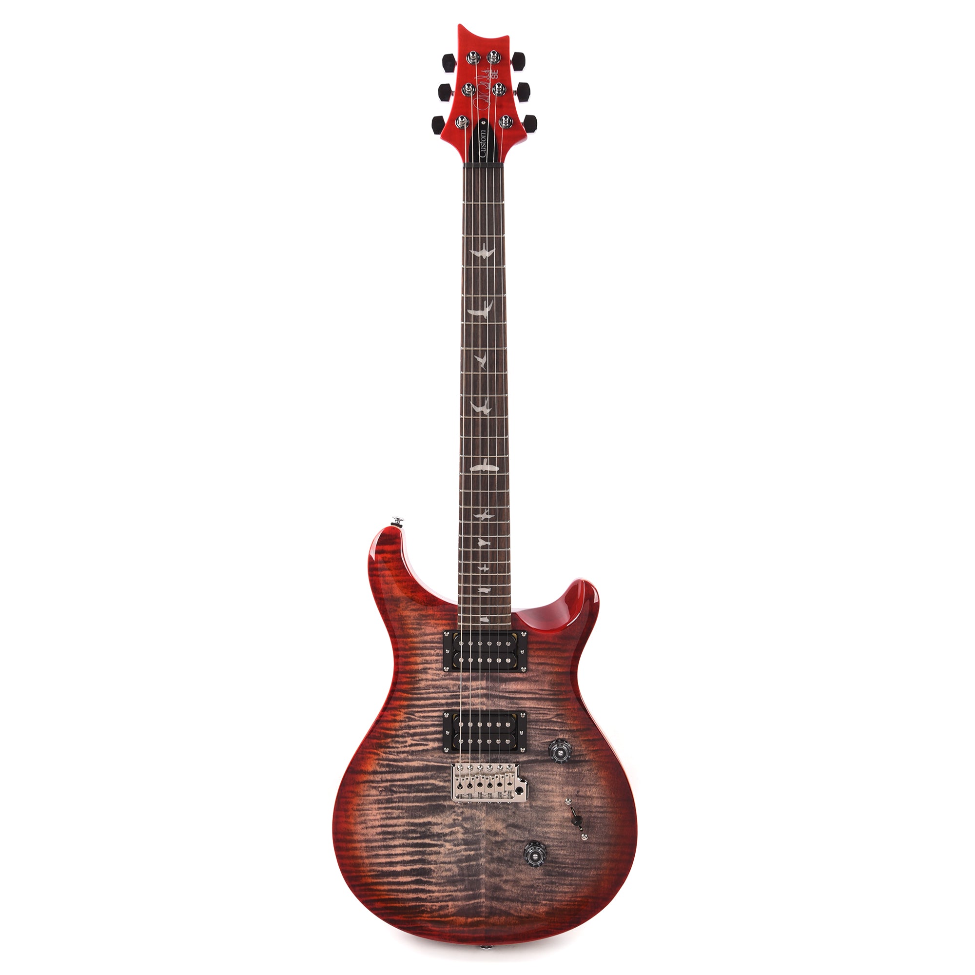 PRS SE Custom 24 Charcoal Cherry Burst