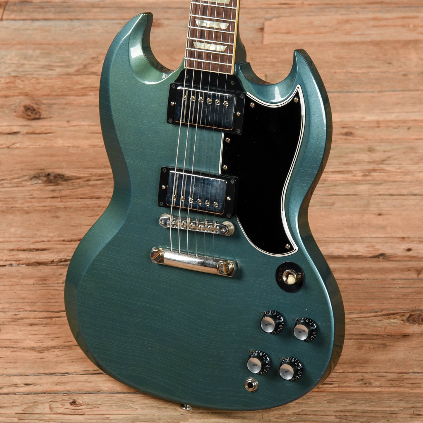 Gibson Custom Murphy Lab '61 Les Paul (SG) Standard Ultra Light Aged Pelham Blue 2023