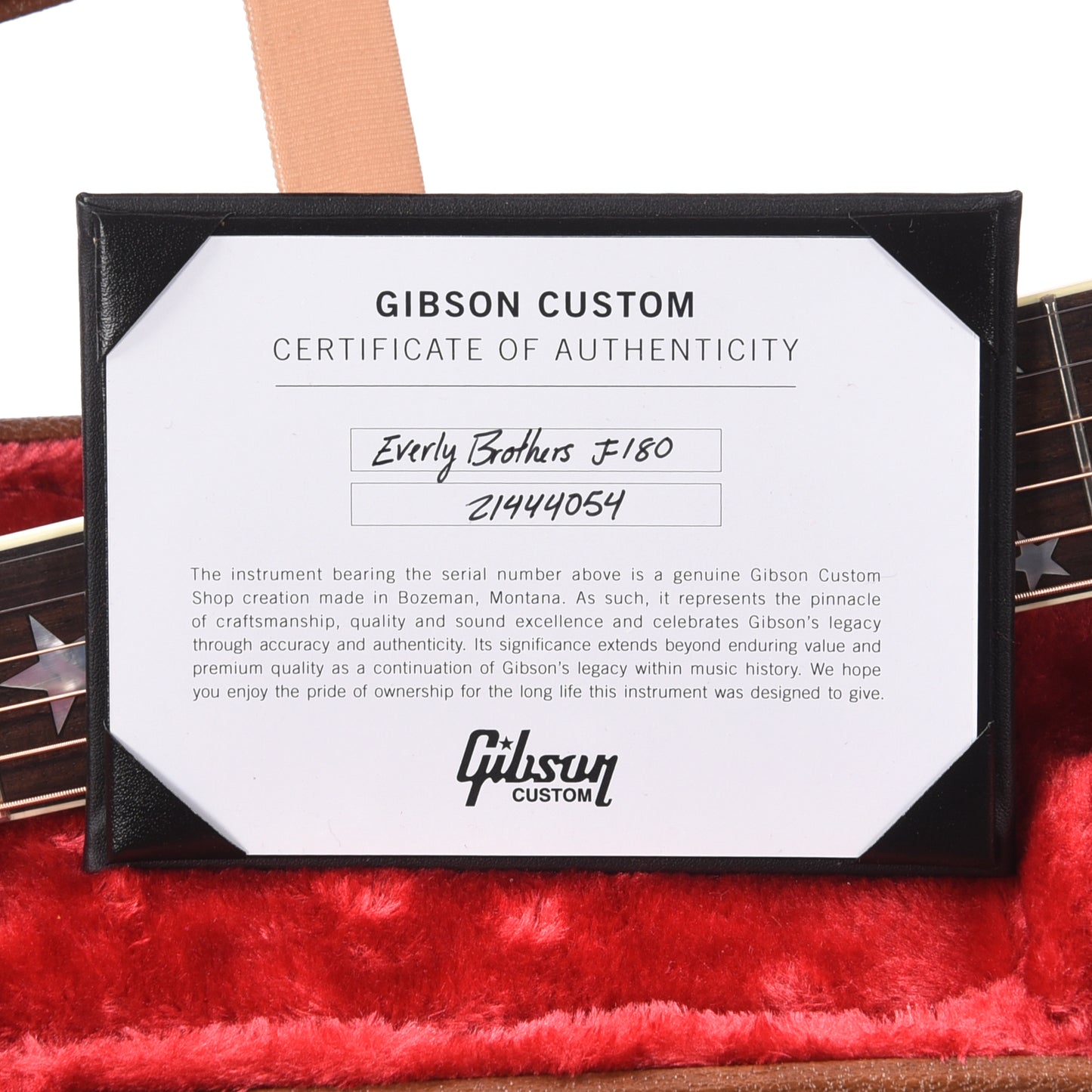 Gibson Custom Shop Artist Everly Brothers J-180 Ebony