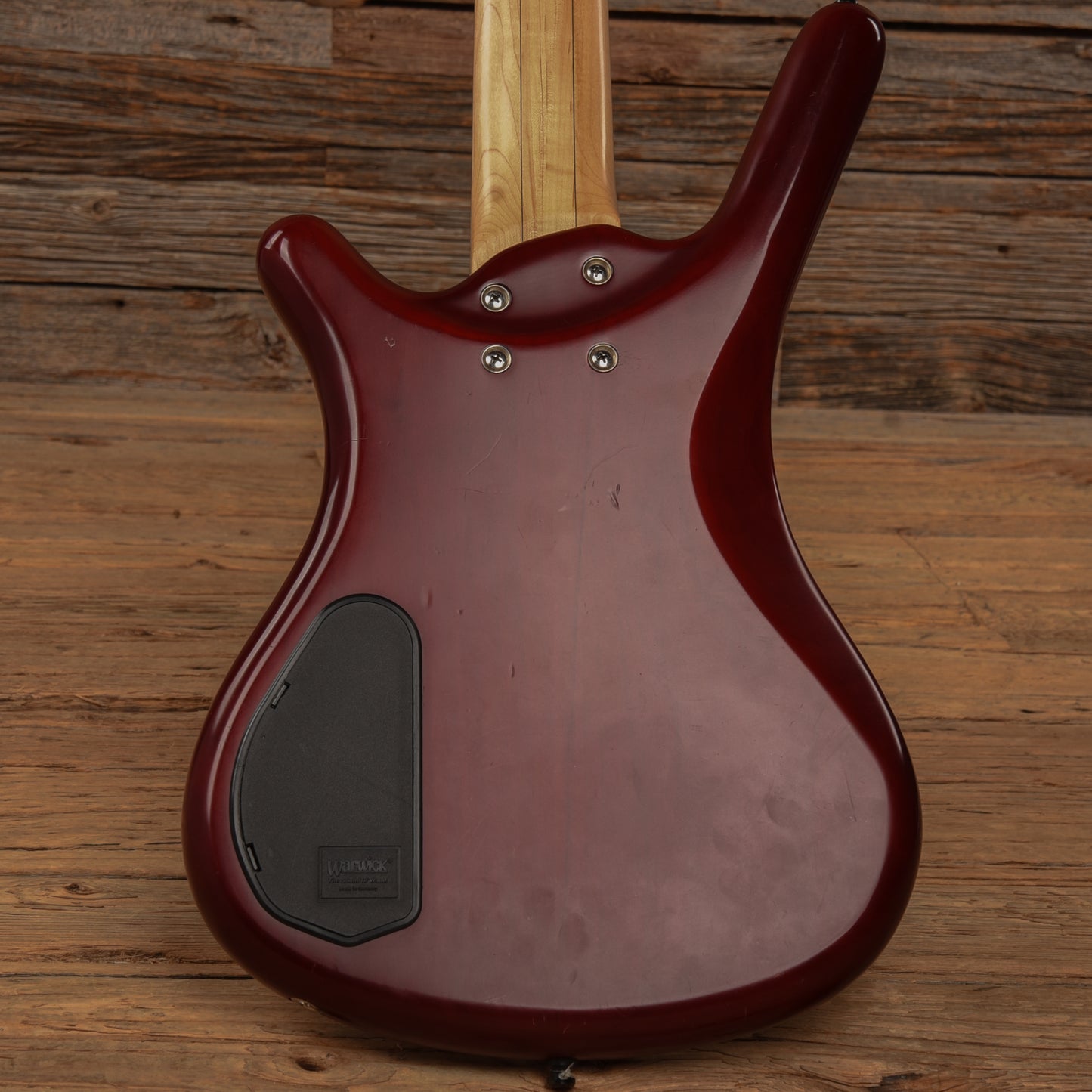 Warwick Rockbass Basic 5 Burgundy Red Transparent