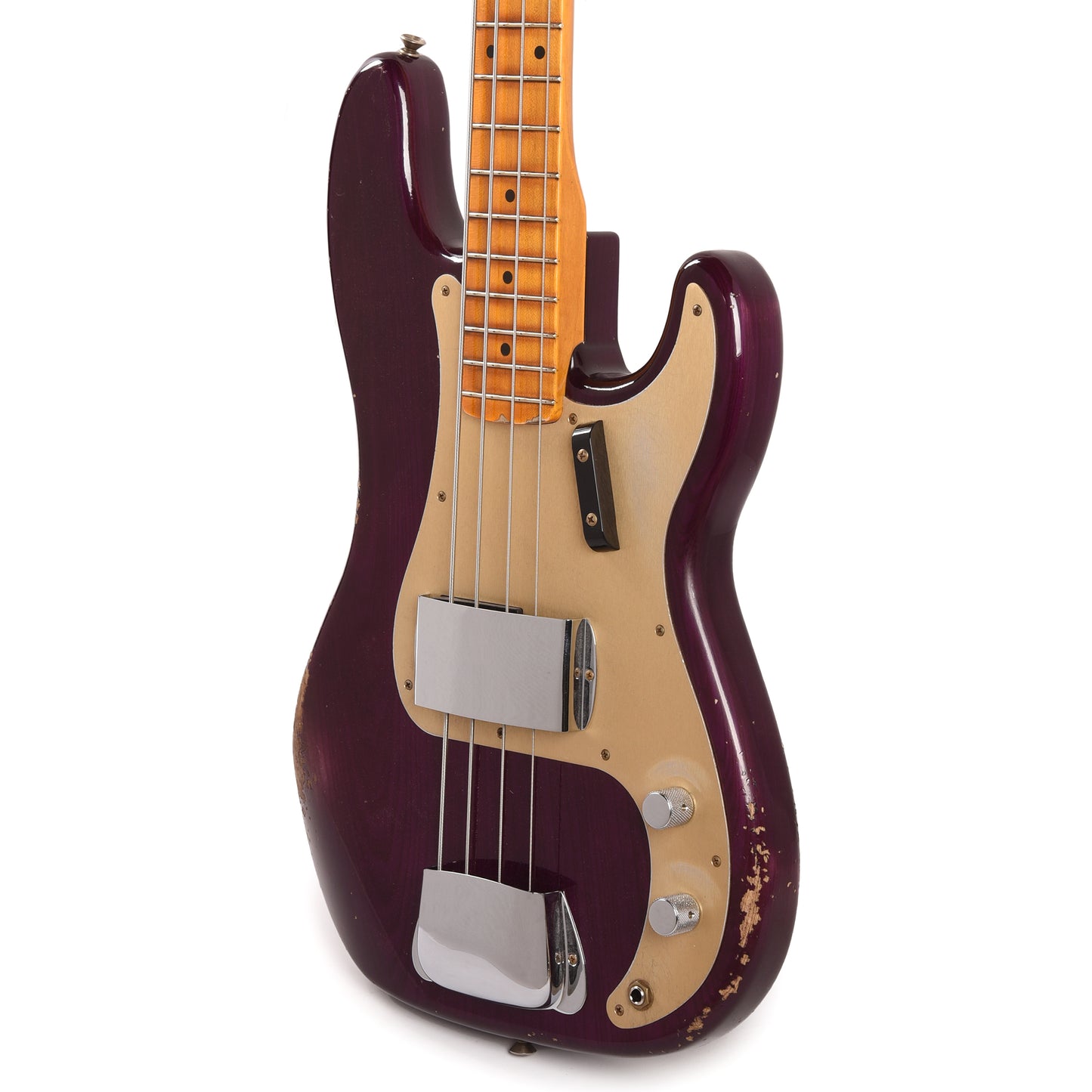 Fender Custom Shop 1957 Precision Bass Ash Relic Faded Trans Midnight Purple