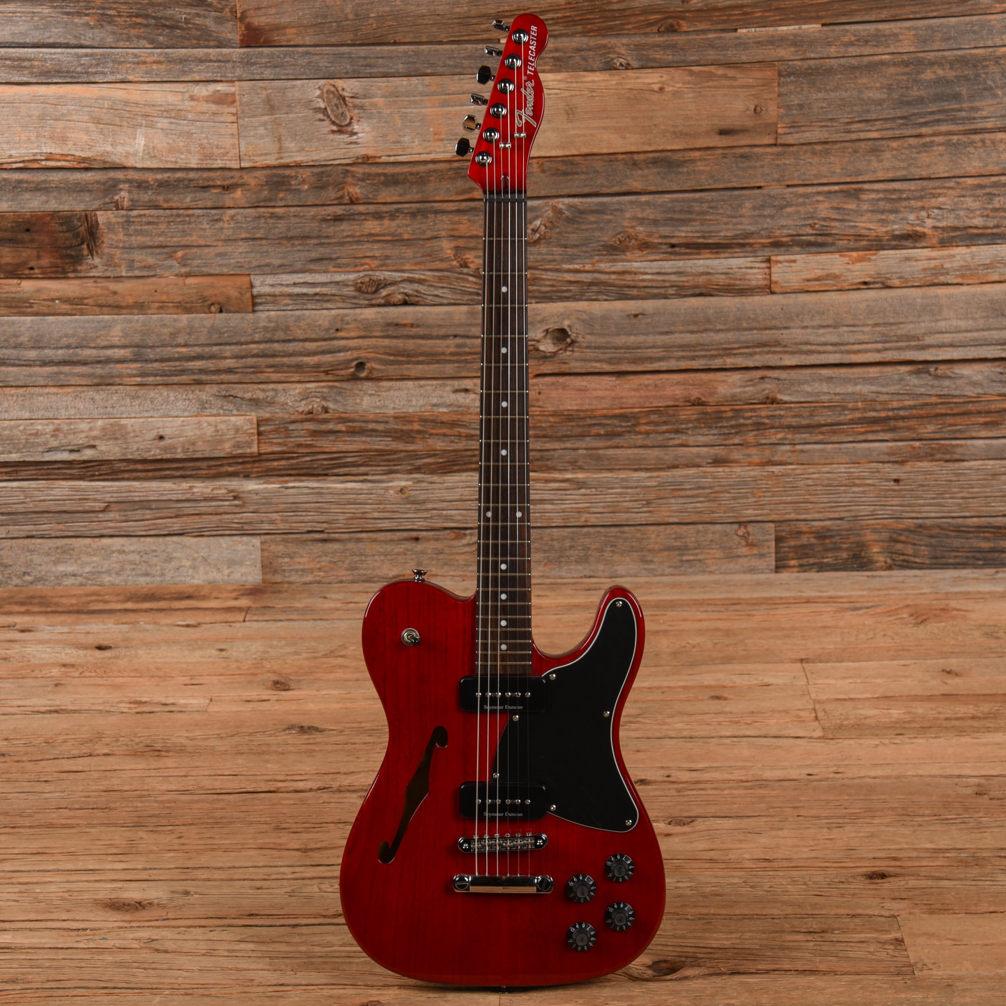 Fender Artist Series Jim Adkins JA90 Telecaster Thinline Crimson Red 2012