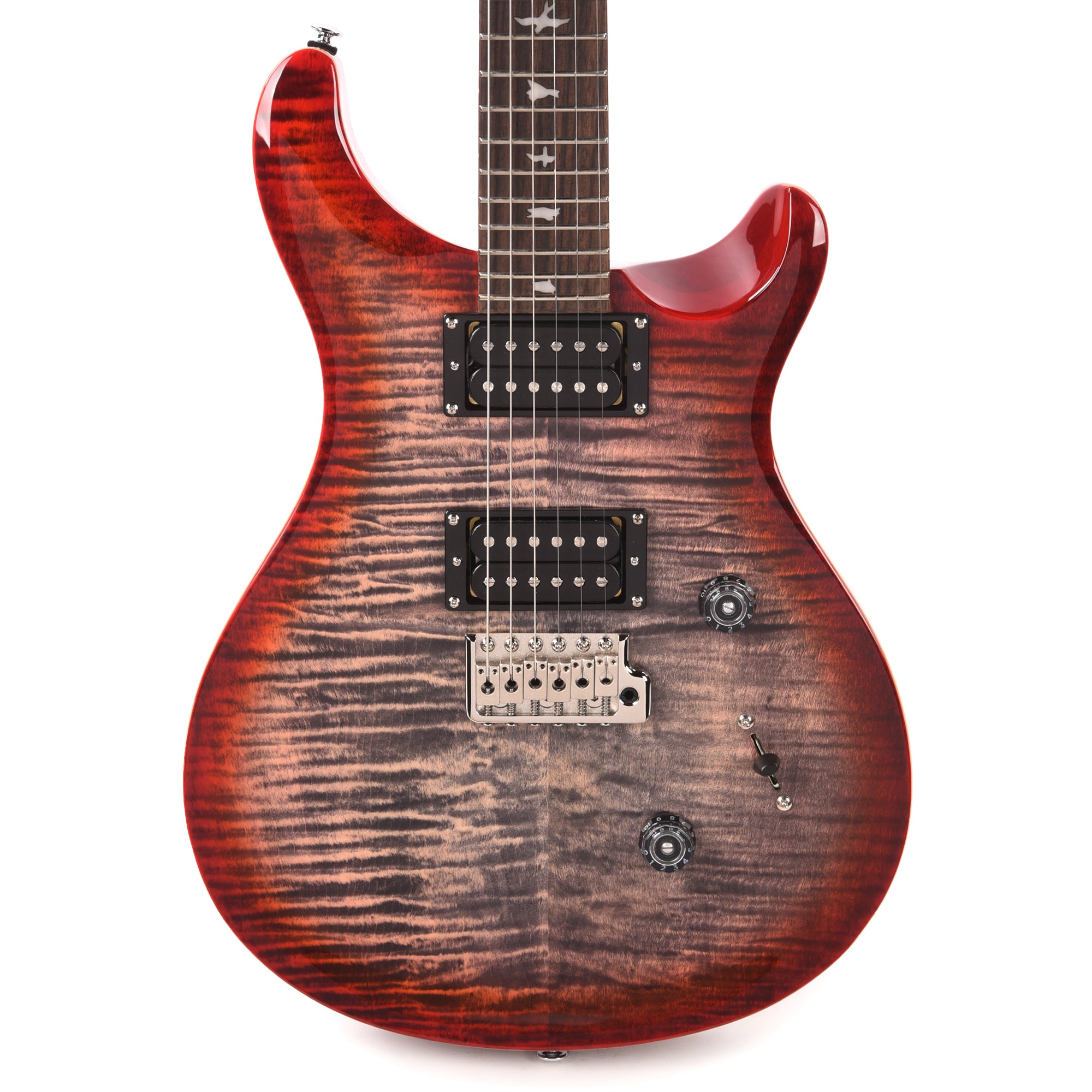 PRS SE Custom 24 Charcoal Cherry Burst