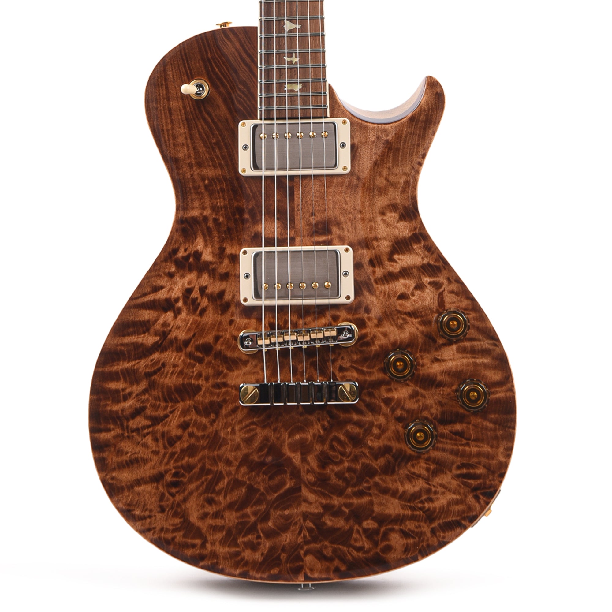 PRS Wood Library McCarty 594 Singlecut 10-Top Quilt Copperhead w/Korina Body/Neck & Brazilian Rosewood Fingerboard