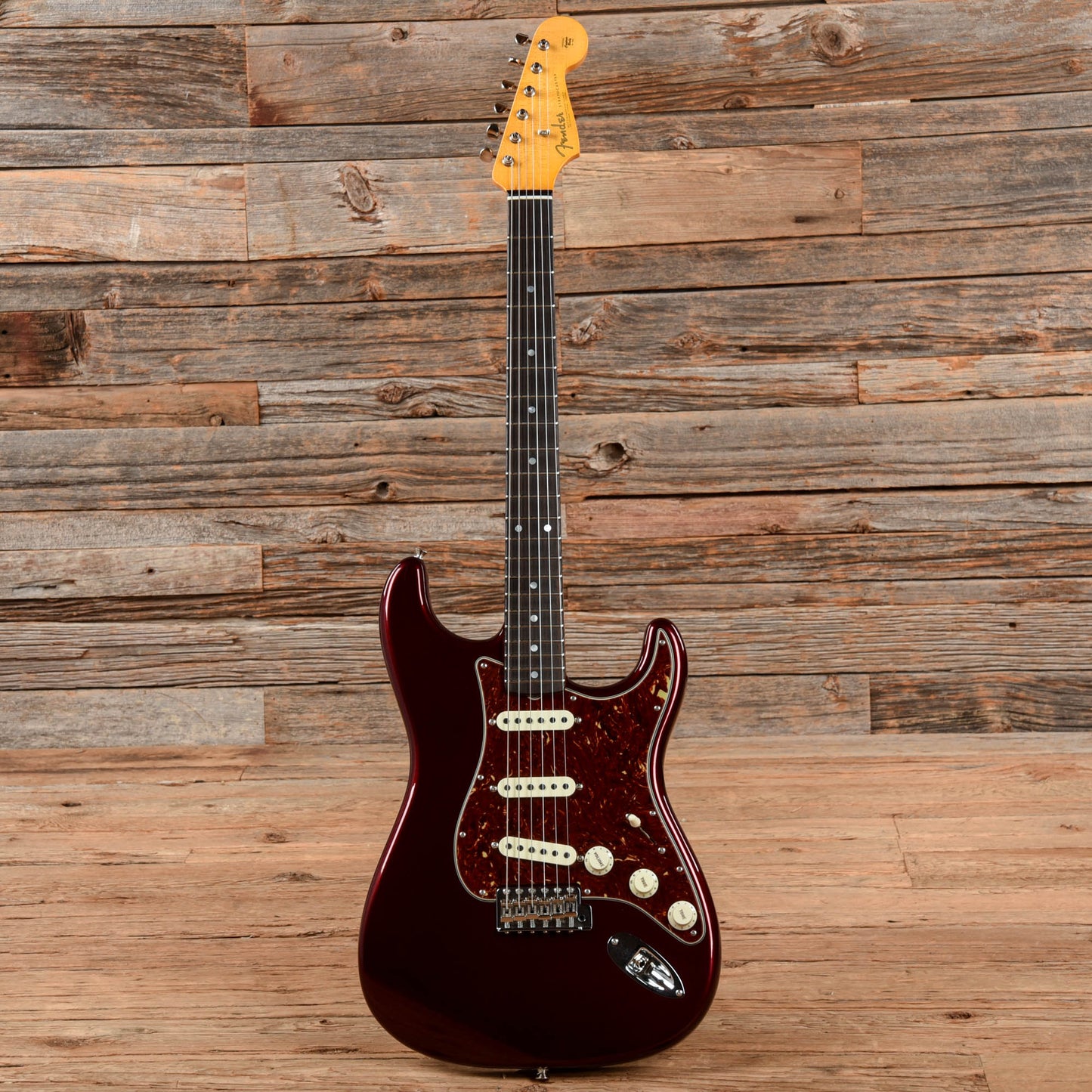 Fender Custom Shop Jason Smith Masterbuilt '63 Stratocaster Deluxe Closet Classic Aged Oxblood 2023