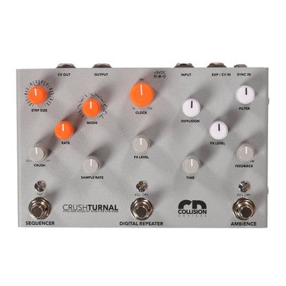 Collision Devices CRUSHTURNAL Delay/Sample Reducer/Reverb/Clock Sequencer Pedal