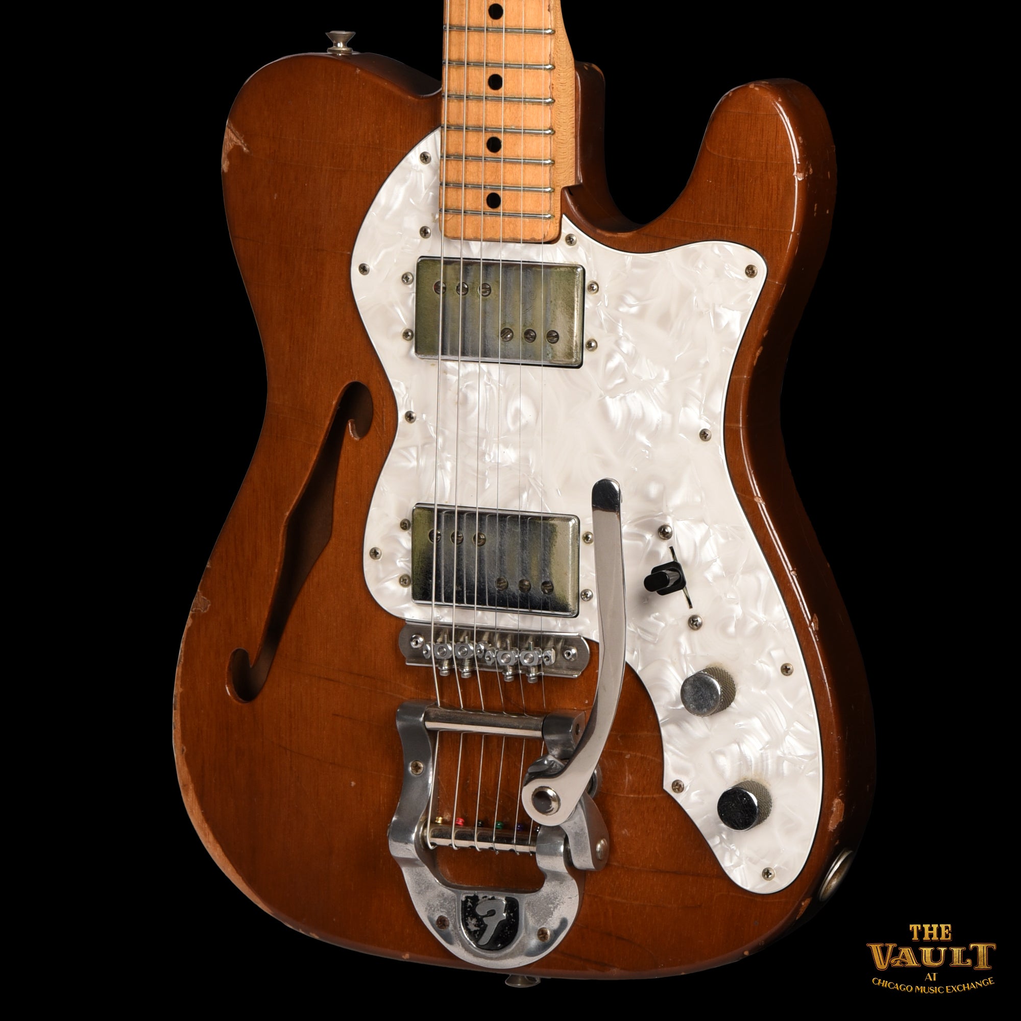 Fender Telecaster Thinline Mahogany w/ Bigsby Natural 1972