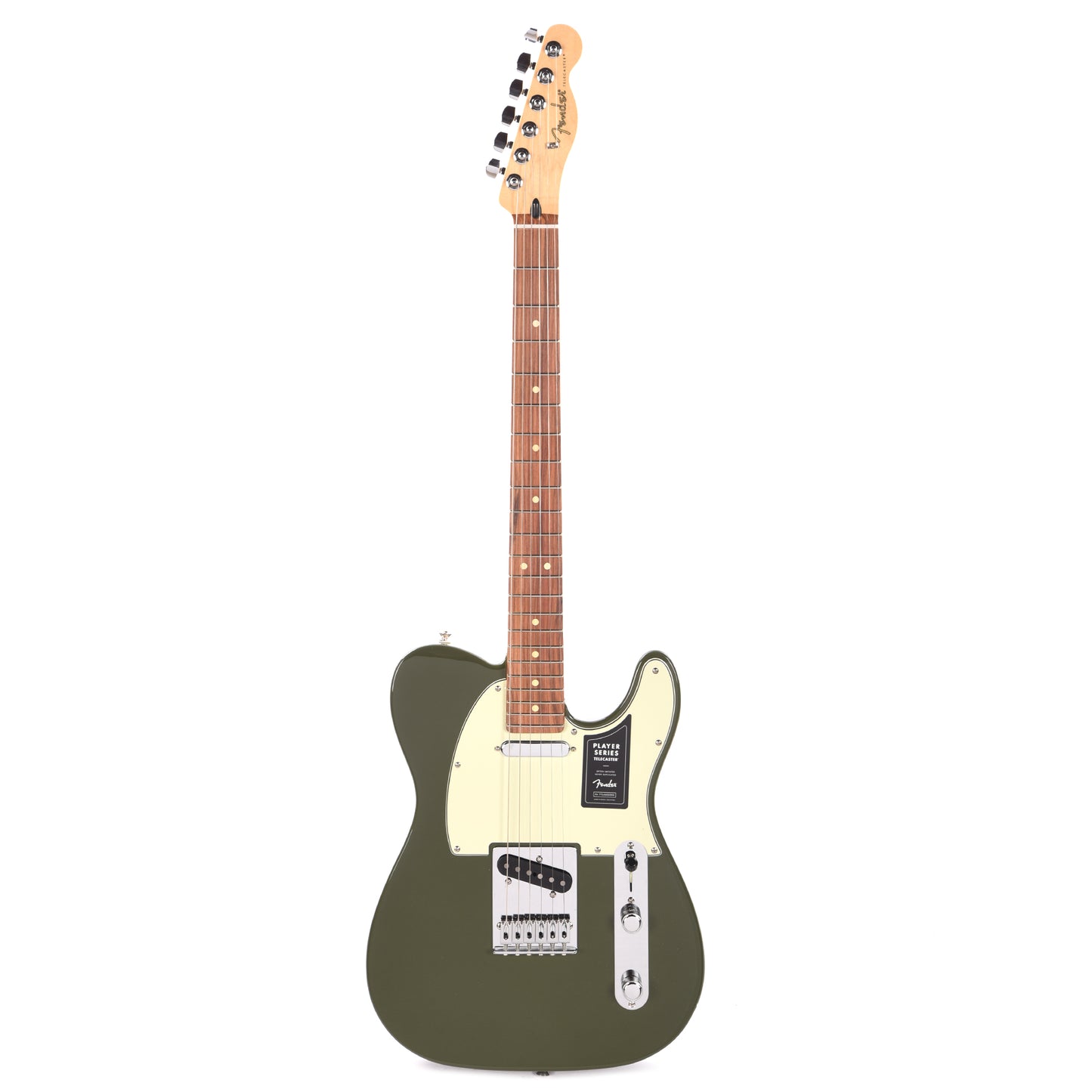 Fender Player Telecaster Olive w/3-Ply Mint Pickguard