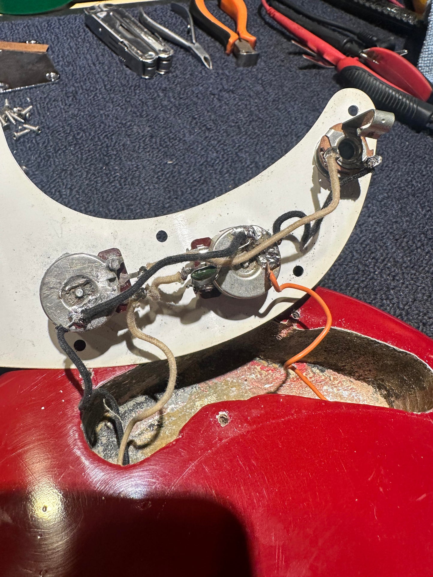 Fender Precision Bass Dakota Red Refin 1965