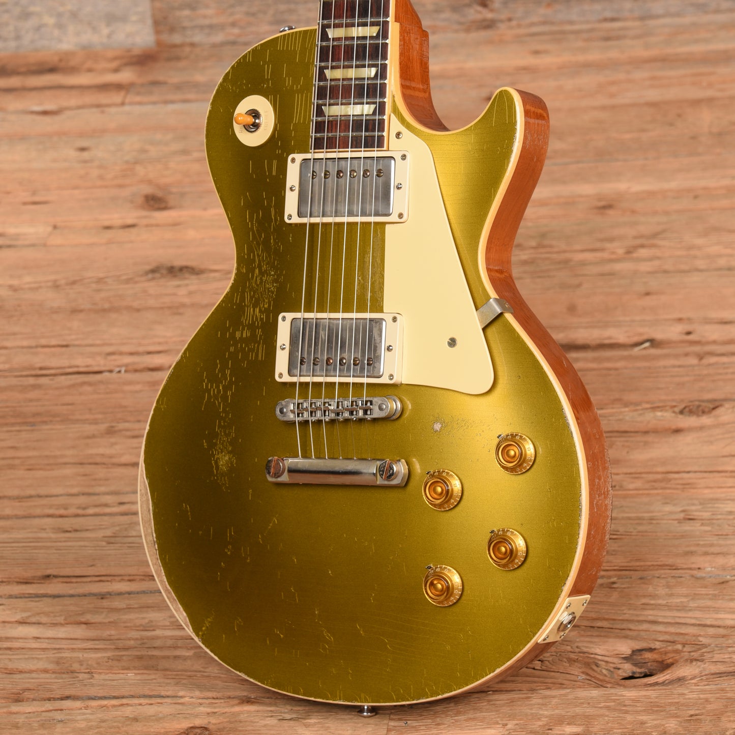 Gibson Custom Murphy Lab 57 Les Paul Goldtop Super Heavy Relic Goldtop