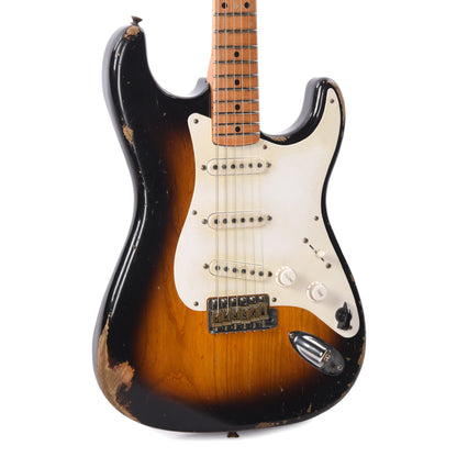 Fender Custom Shop 1954 Stratocaster Relic Wide Band Black 2-Color Sunburst Master Built by Levi Perry w/Fuzz Circuit