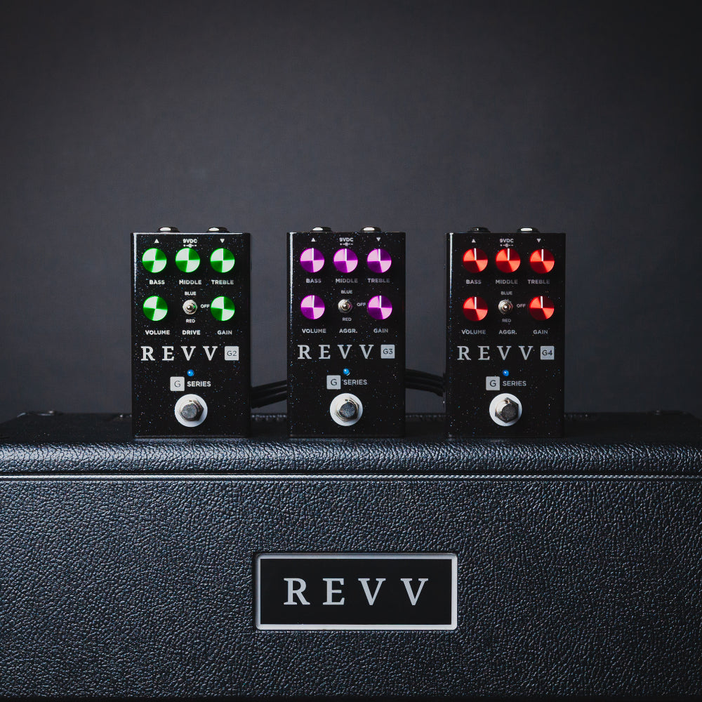 Revv G3 Preamp/Overdrive/Distortion Pedal Black Sparkle