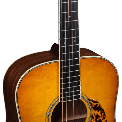 Santa Cruz Guitar Company D/PW Bearclaw German Spruce/Honduran Rosewood Georgia Peach Sunburst