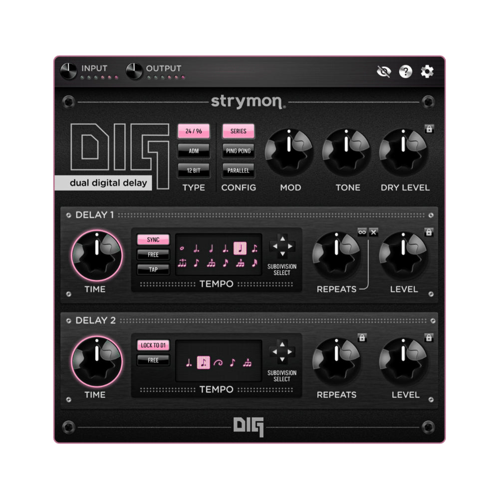 Strymon Dig Dual Rackmount Delay Plug-in