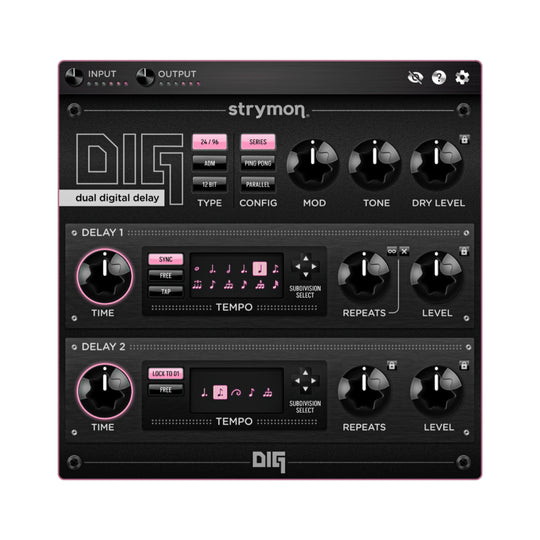 Strymon Dig Dual Rackmount Delay Plug-in