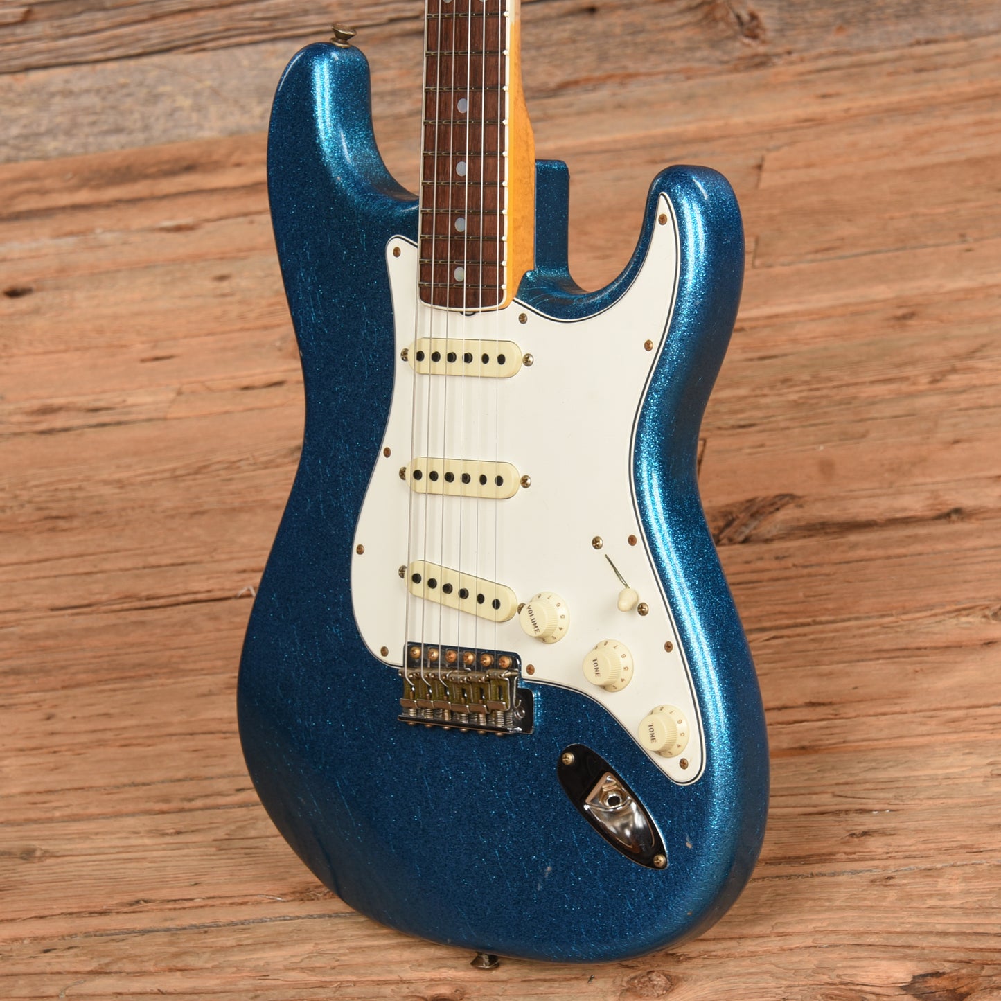 Fender Custom Shop Limited Edition '65 Stratocaster Journeyman Relic Aged Blue Sparkle 2022