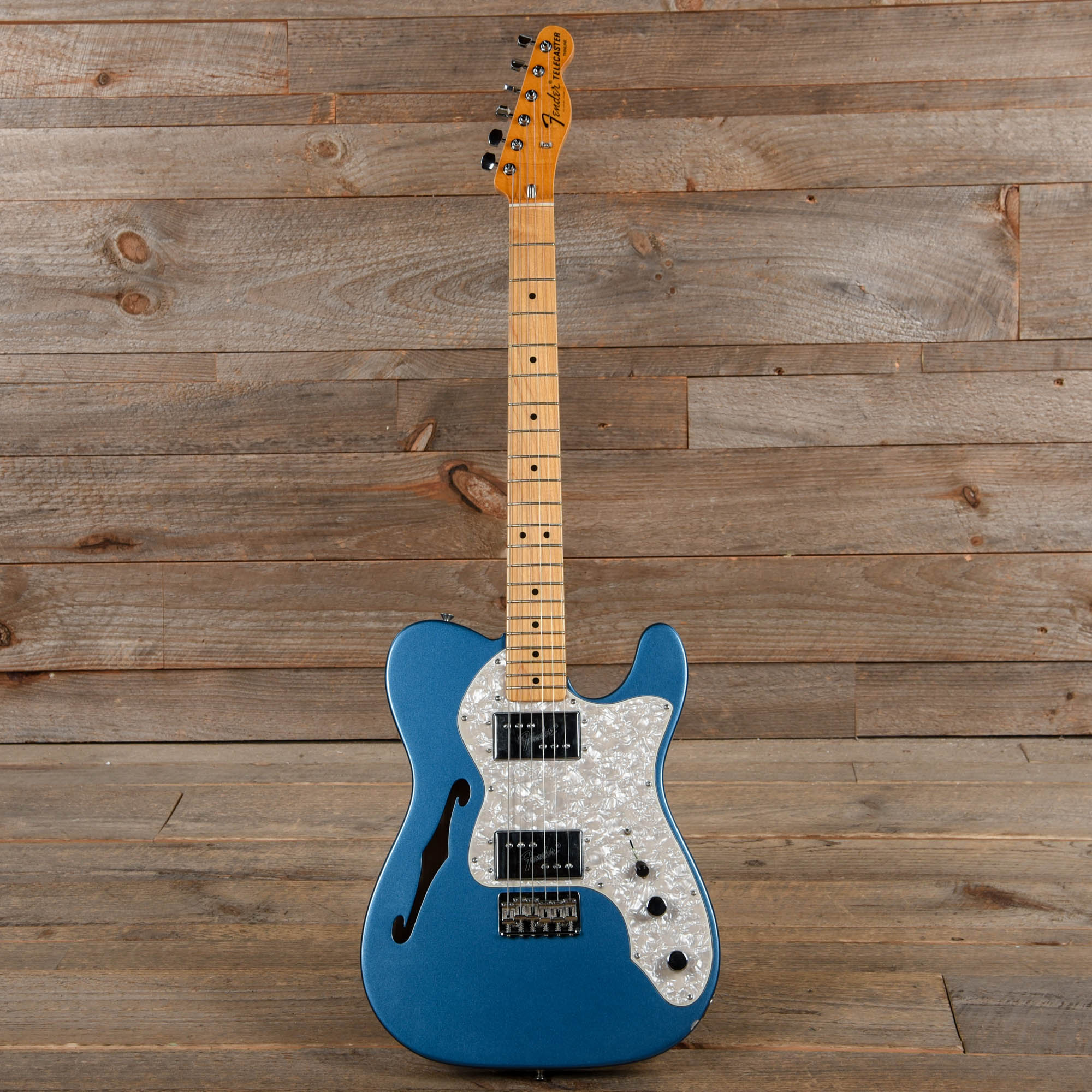 Fender American Vintage II 1972 Telecaster Thinline Lake Placid Blue