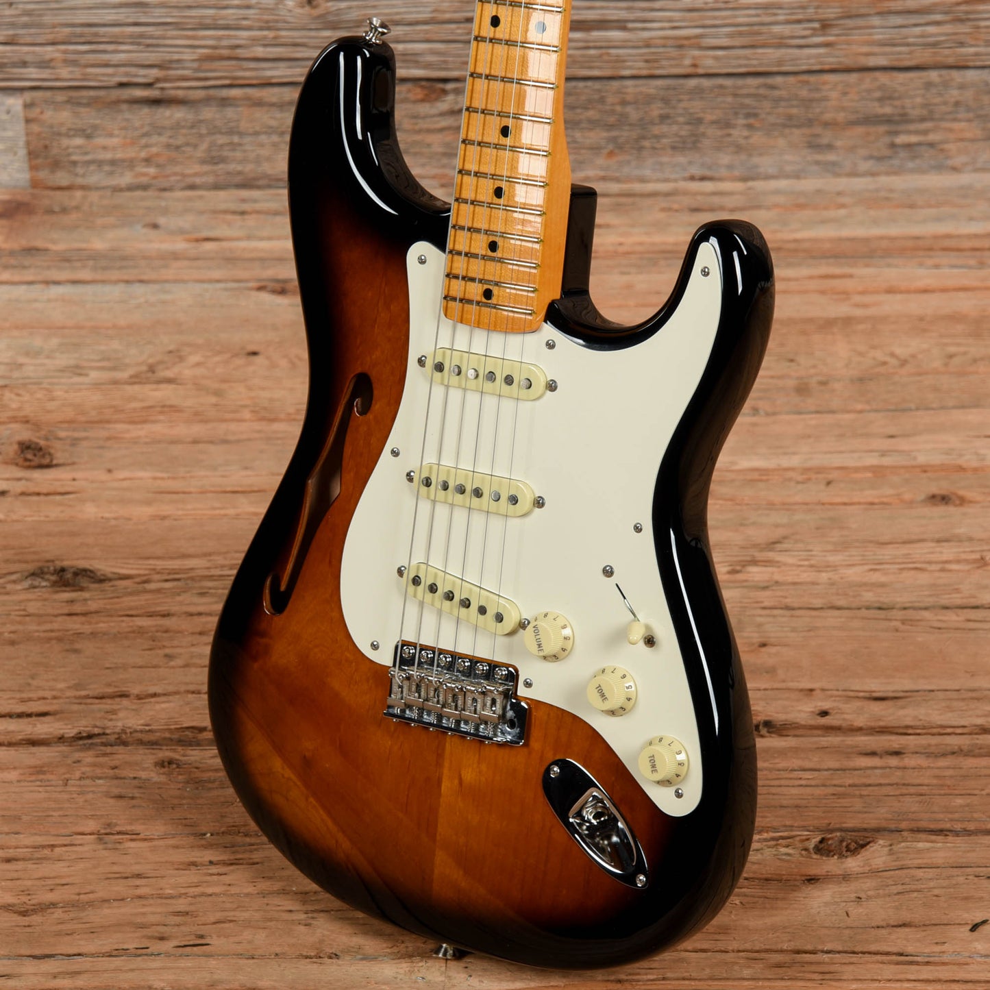 Fender Eric Johnson Thinline Stratocaster Sunburst 2018