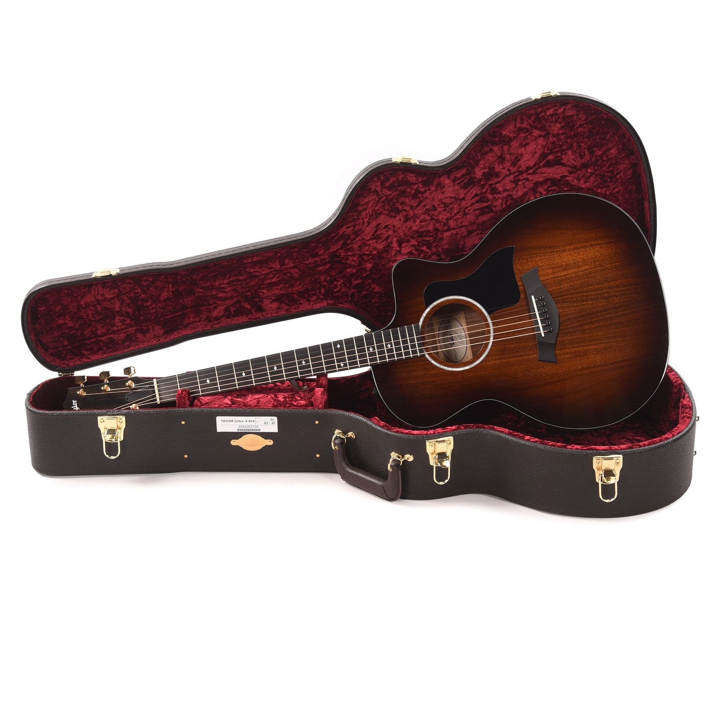 Taylor 224ce-K Deluxe Grand Auditorium Koa Shaded Edgeburst ES2 Factory B-Stock