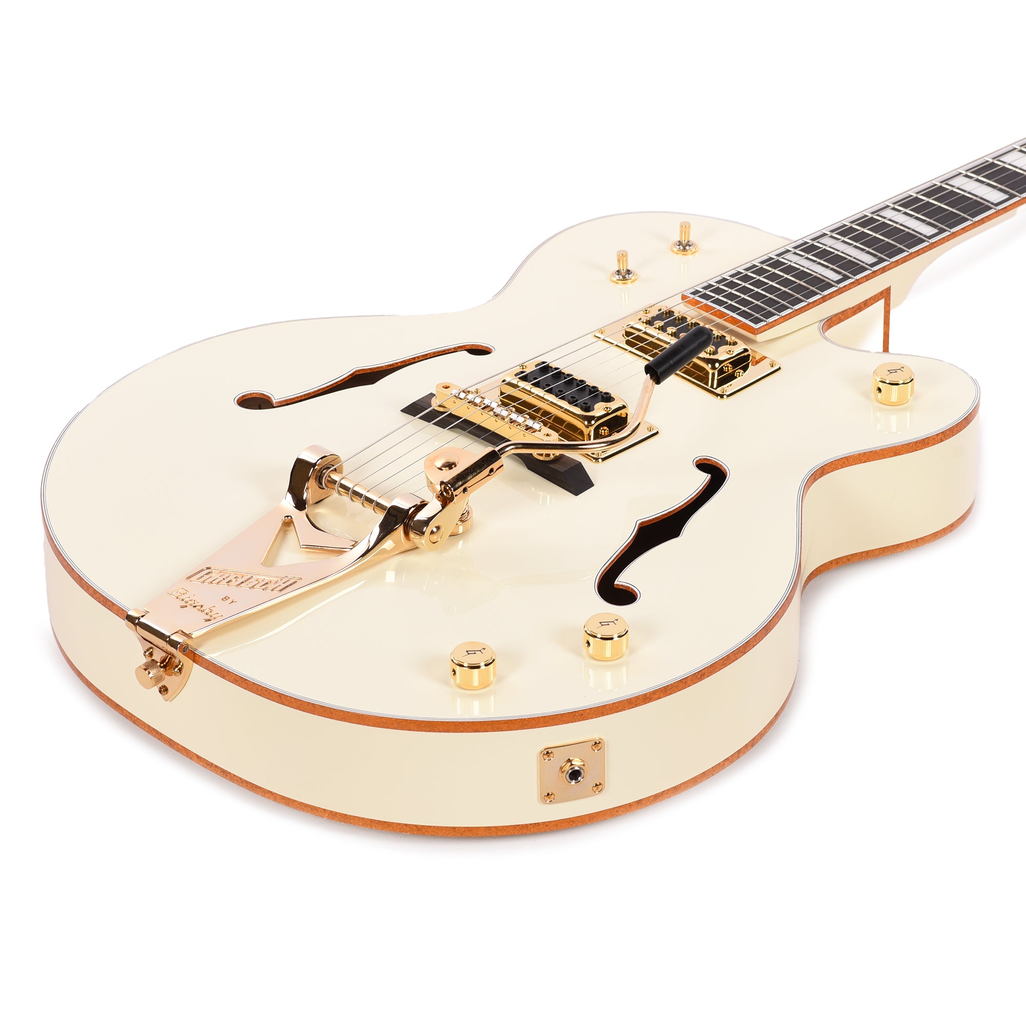 Gretsch G8424T Billy Duffy Signature Falcon LTD Hollow Body with Bigsby Vintage White Lacquer