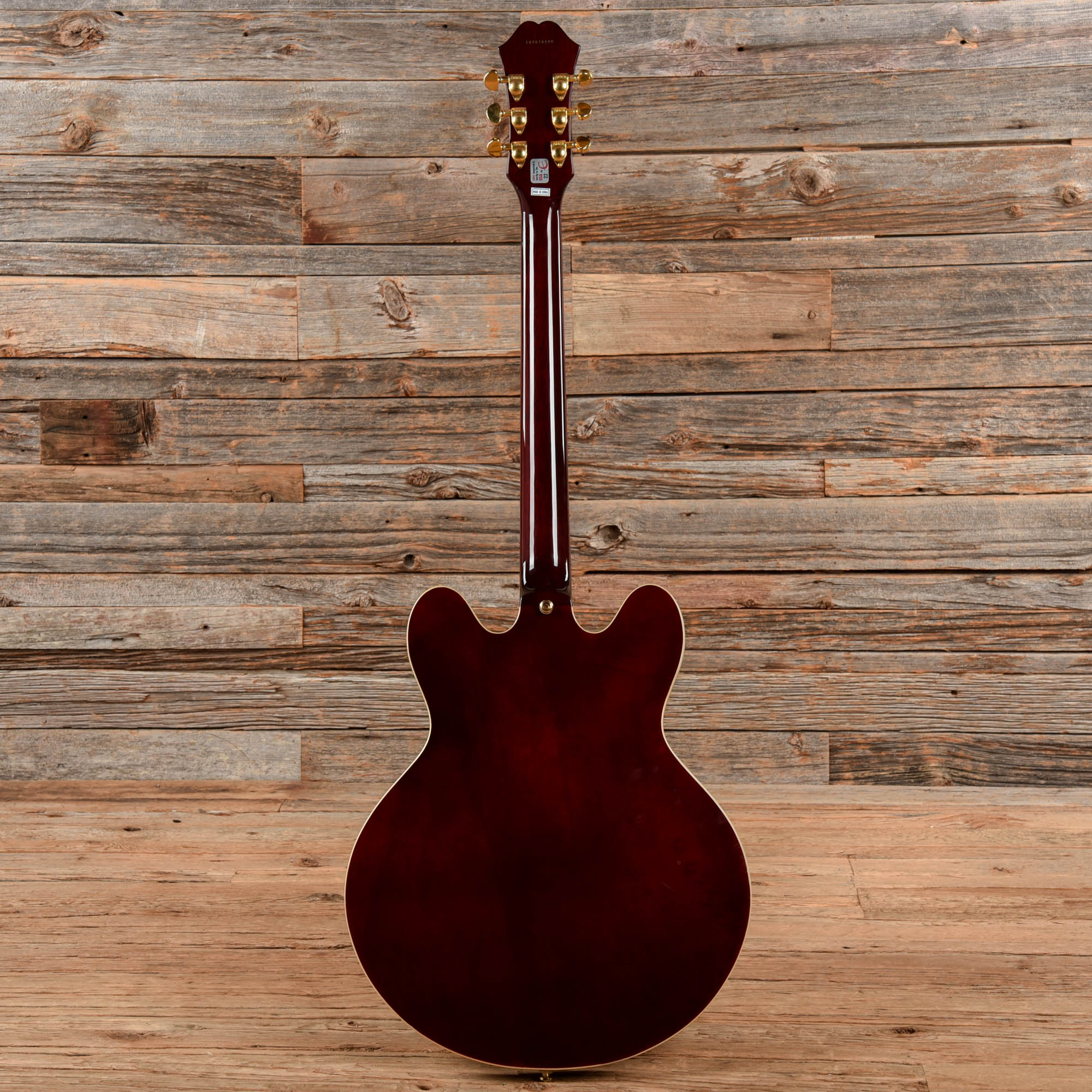 Epiphone Dot Deluxe Flame Wine Red 2005