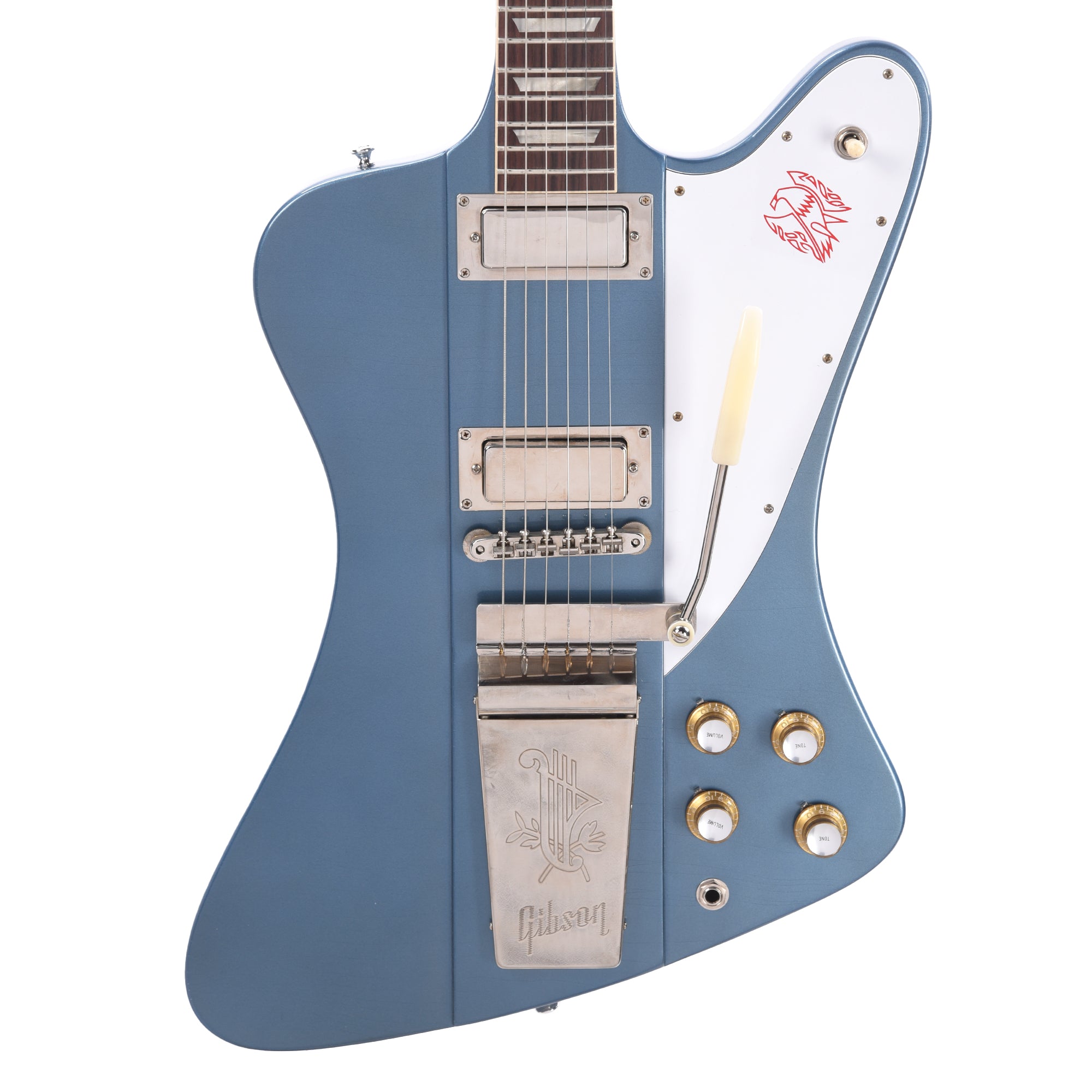 Gibson Custom Shop Murphy Lab 1963 Firebird V Pelham Blue Ultra Light Aged w/Maestro Vibrola