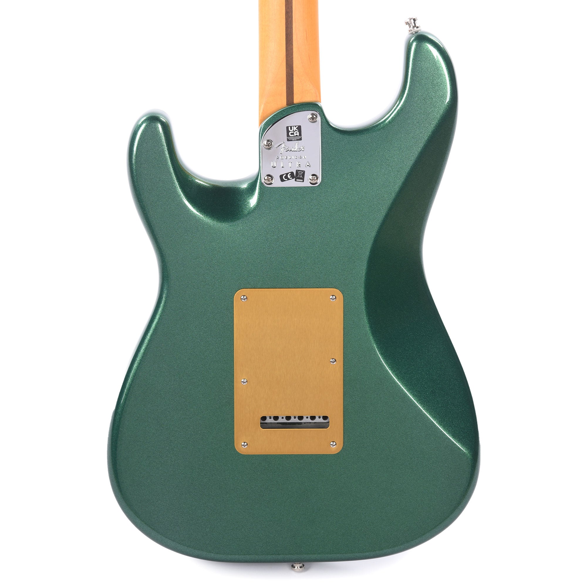 Fender American Ultra Stratocaster Mystic Pine & Anodized Gold Pickguard