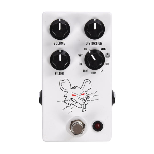 JHS Packrat Distortion Pedal White