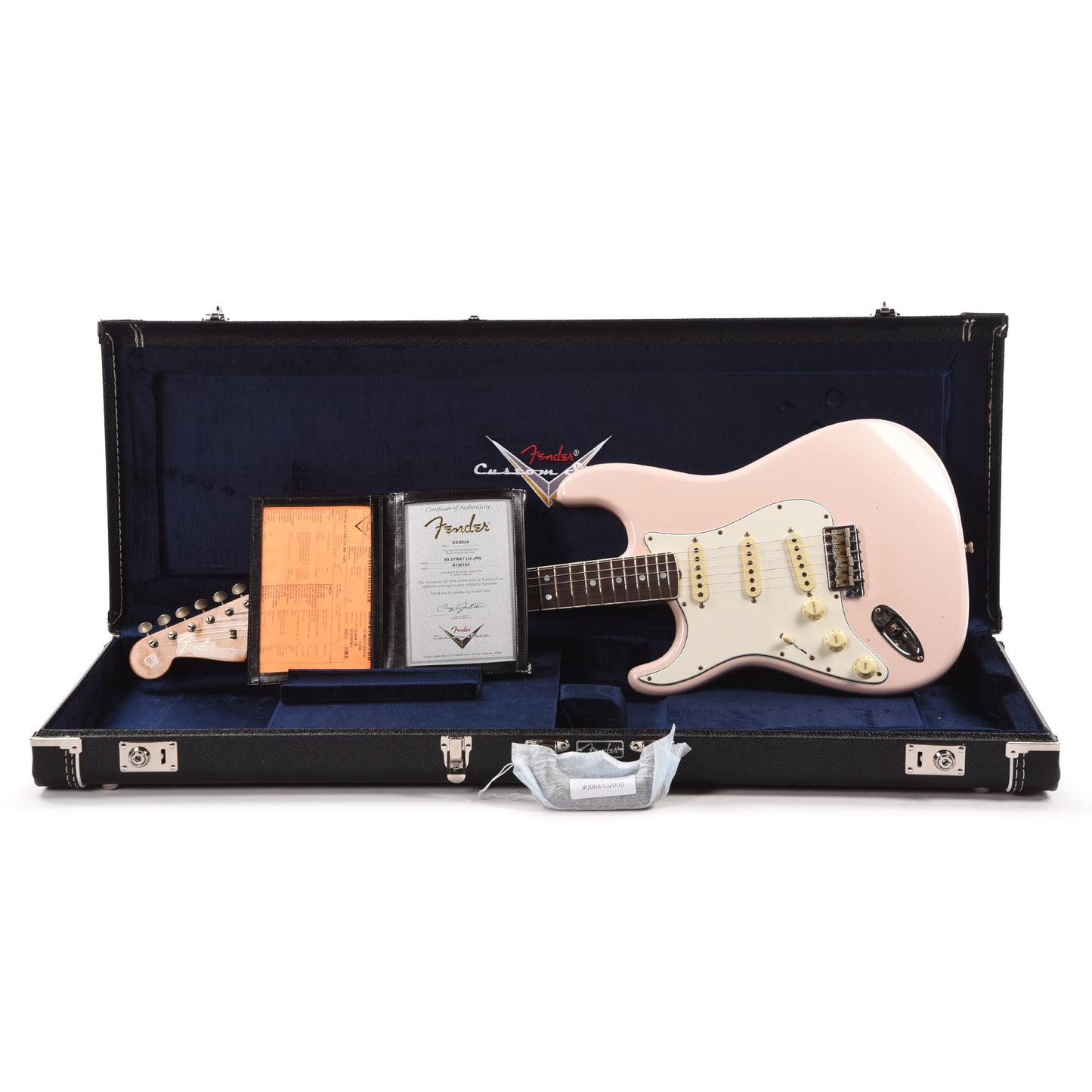 Fender Custom Shop 1965 Stratocaster "Chicago Special" LEFTY Journeyman Faded Shell Pink w/Roasted Bound Neck