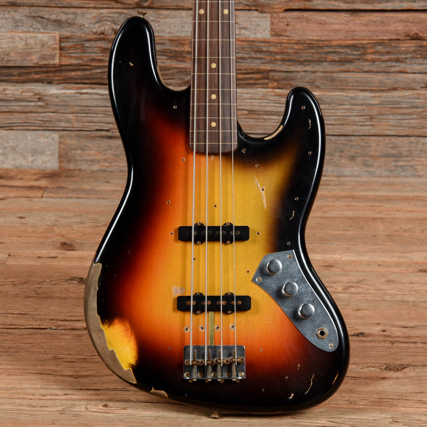 Fender Custom Shop Jaco Pastorius Tribute Jazz Bass Relic Sunburst 2006