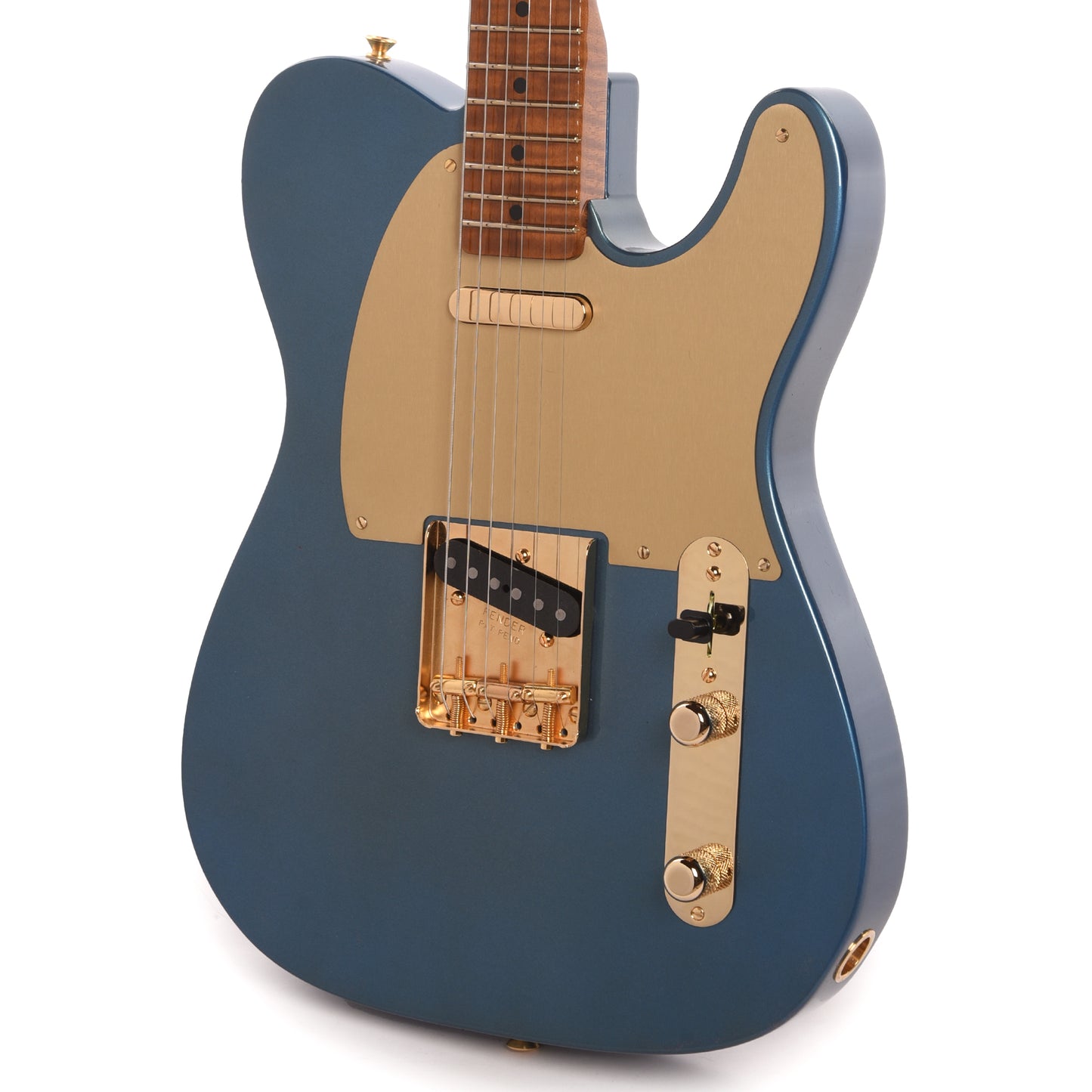 Fender Custom Shop 1950s Telecaster NOS Super Aged Lake Placid Blue w/Roasted 3A Flame Neck & Gold Hardware