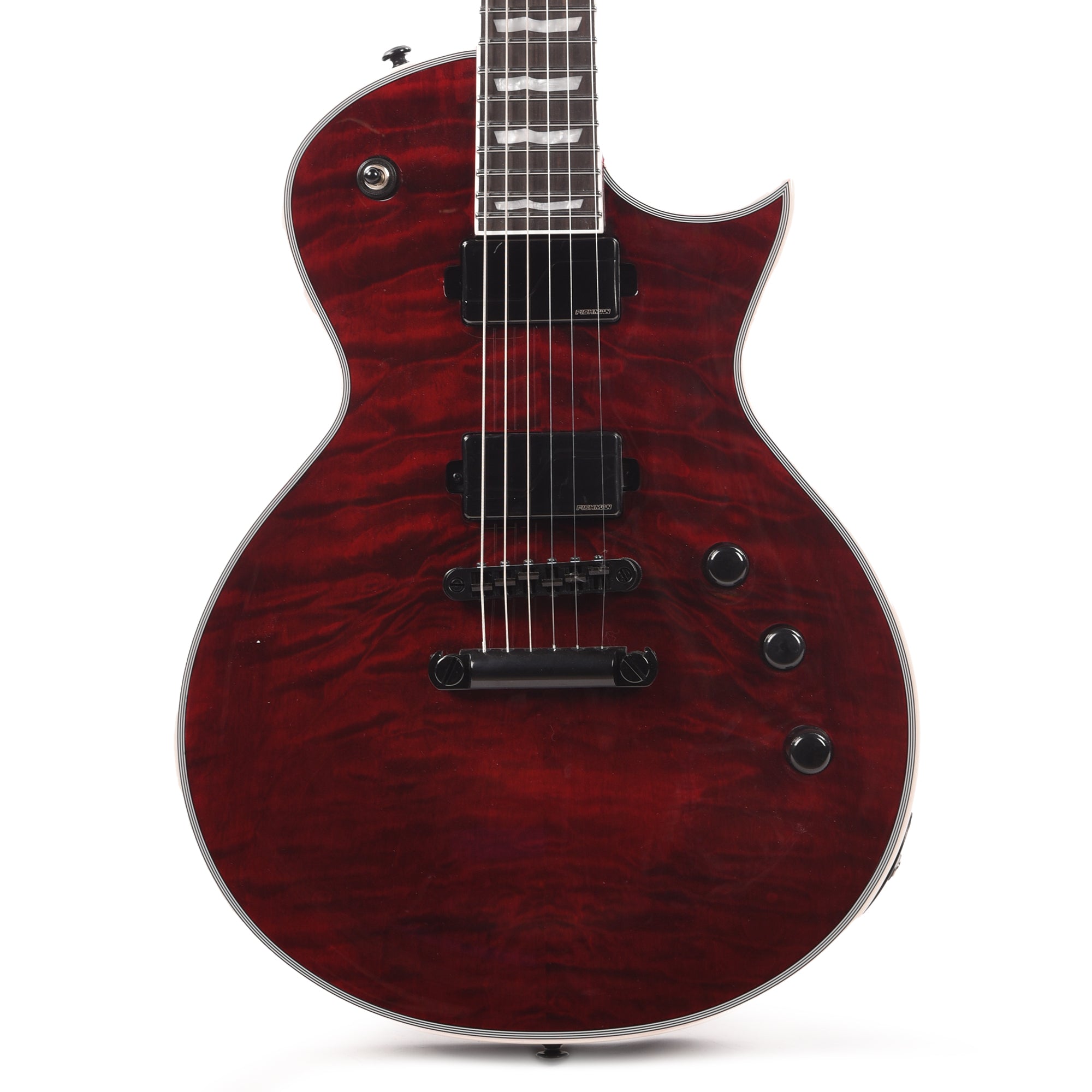 ESP LTD EC-1000 QM See Thru Black Cherry Fluence