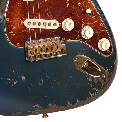 Fender Custom Shop 1960 Stratocaster Heavy Relic Dark Lake Placid Blue Master Built by Dale Wilson